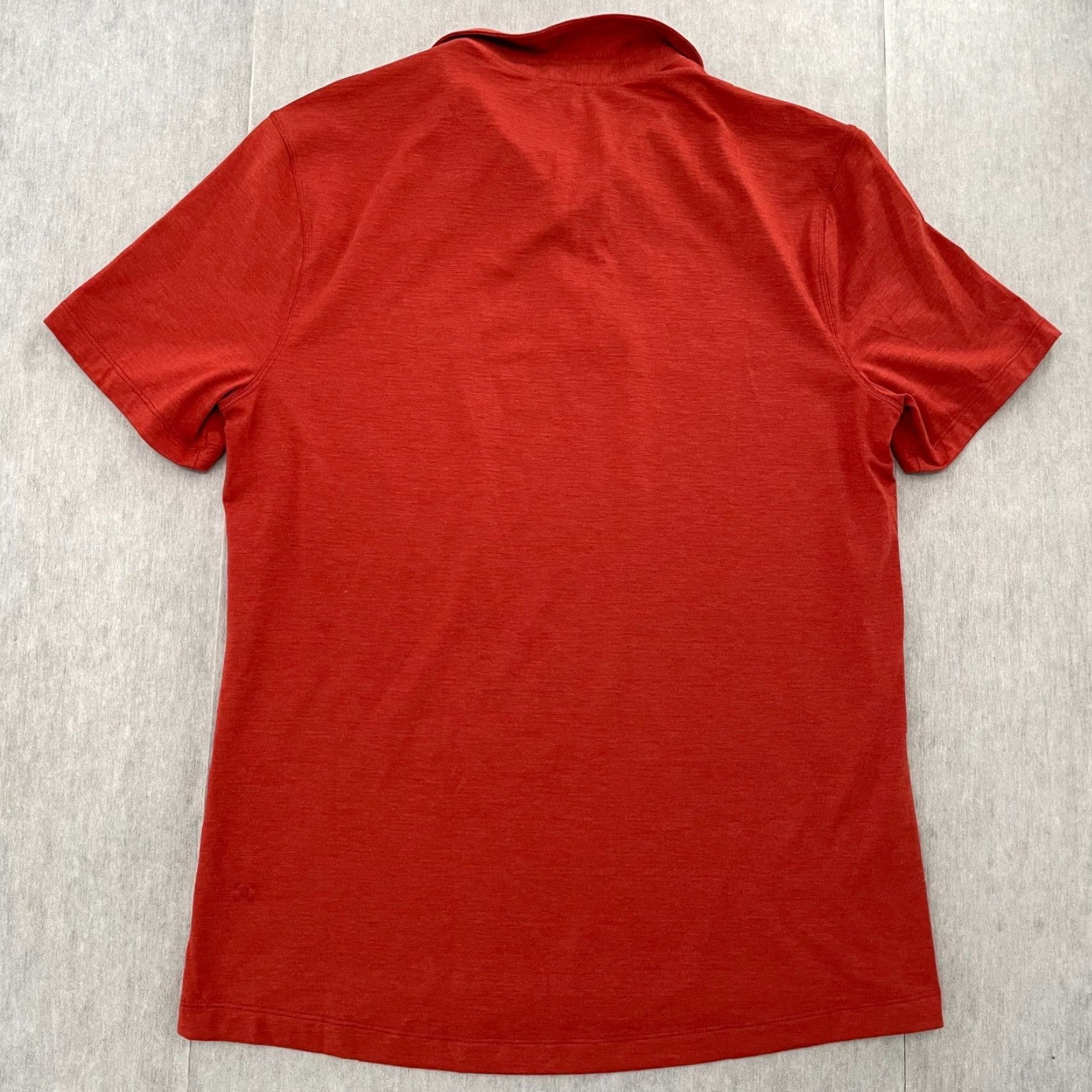 Lululemon Lululemon Tech Polo Shirt Mens Large Short Sleeve Orange Solid Logo Polo Shirt L Size US L / EU 52-54 / 3 - 2 Thumbnail