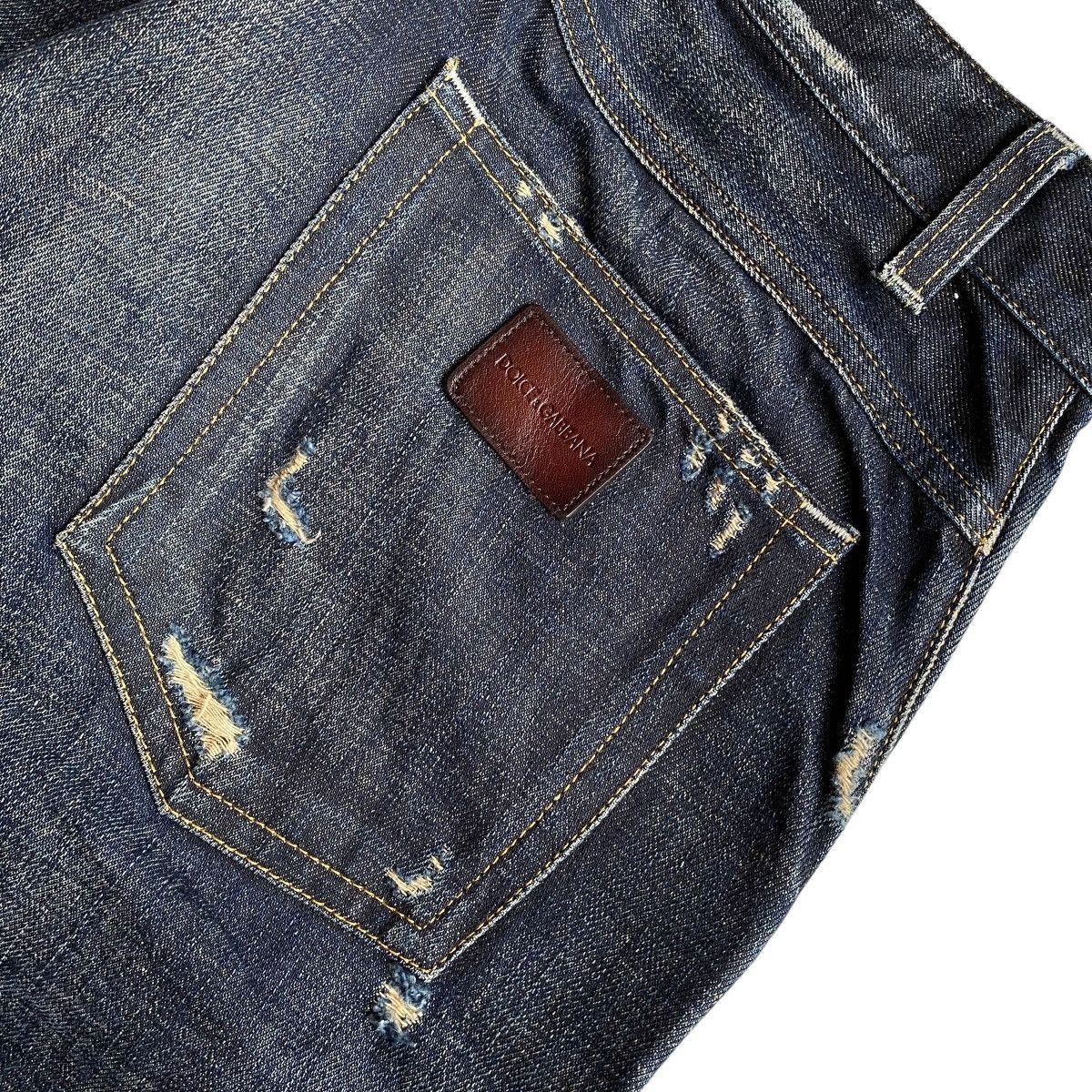 Dolce & Gabbana Dolce&Gabbana Distressed Denim Pants Size US 32 / EU 48 - 6 Thumbnail