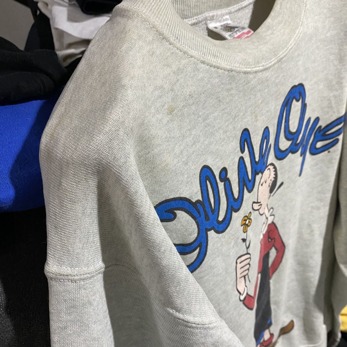 Cartoon Network Vtg 90S OLIVE OYL POPEYE Sweatshirt Size US M / EU 48-50 / 2 - 9 Thumbnail