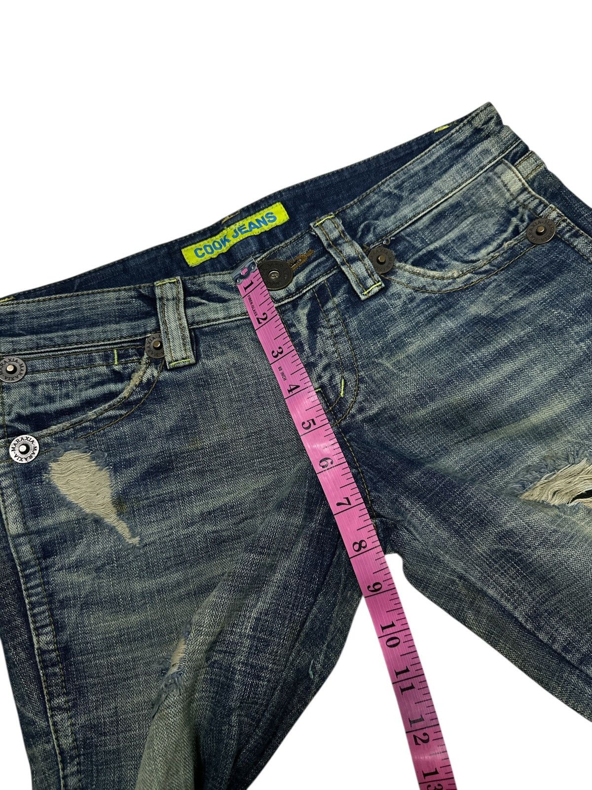 Kapital Distress Unbrand Bootcut Flare Denim . Size US 32 / EU 48 - 6 Thumbnail