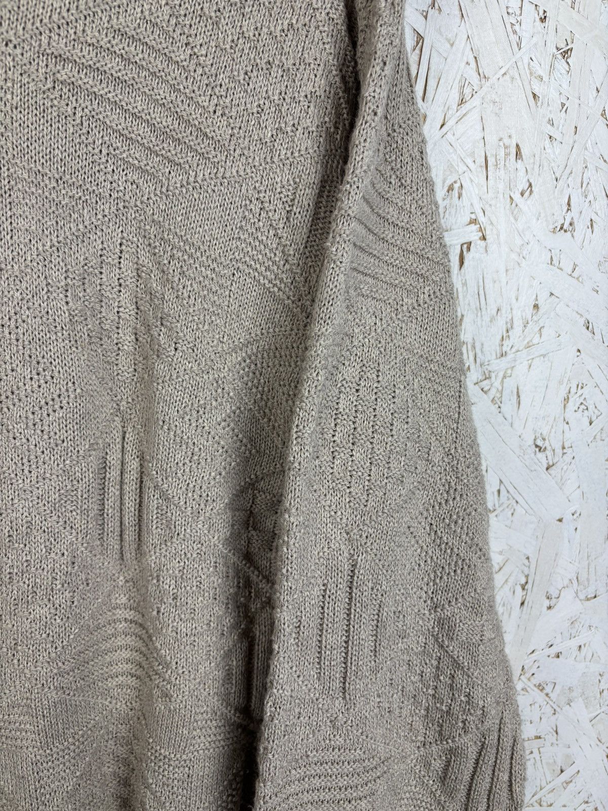 Yves Saint Laurent 90s Yves Saint Laurent YSL Pour Homme Knit Sweater Beige S Size US S / EU 44-46 / 1 - 3 Thumbnail