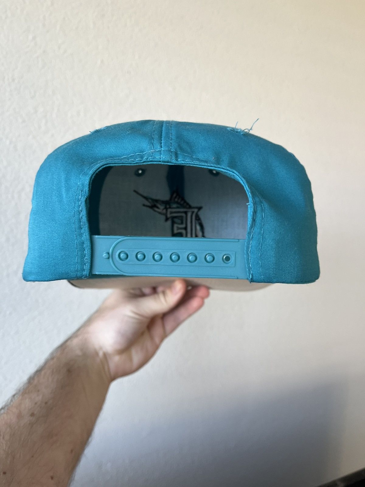 Sports Specialties × Vintage Vintage MLB Florida Marlins SnapBack Hat Size ONE SIZE - 3 Thumbnail