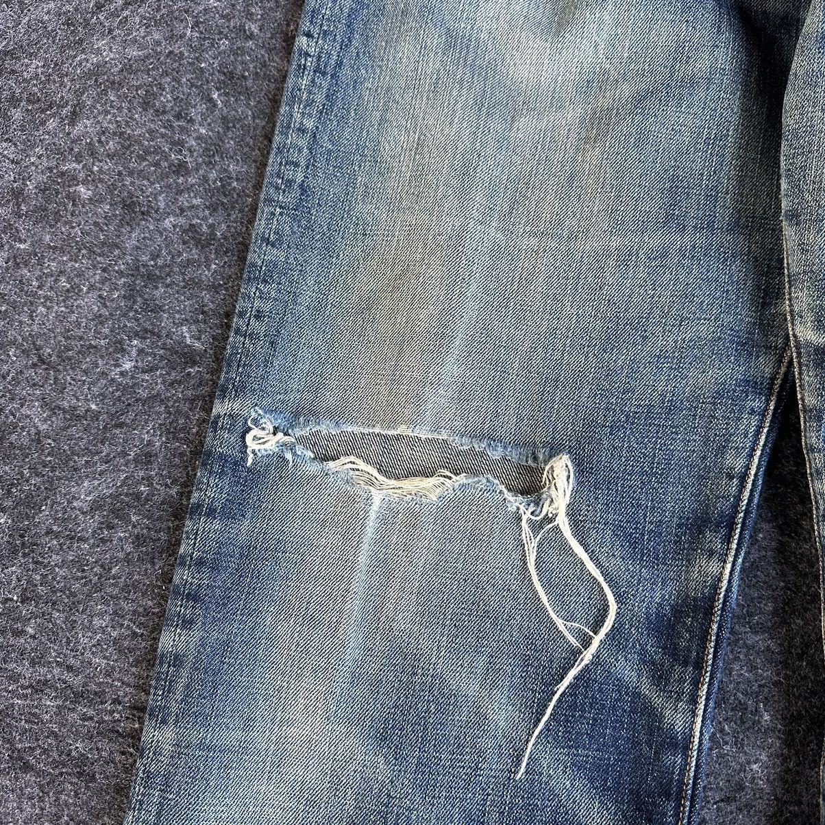 Calvin Klein Calvin Klein Italy Destroyed Faded Denim 34x30 D587 Size US 34 / EU 50 - 6 Thumbnail