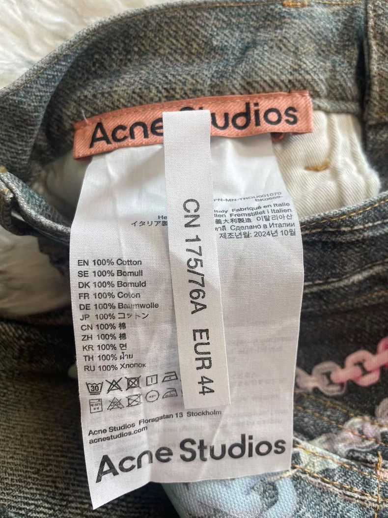Acne Studios acne studios Candy Chain 3d printed jeans 2502-Nextarrow Size US 28 / EU 44 - 5 Thumbnail