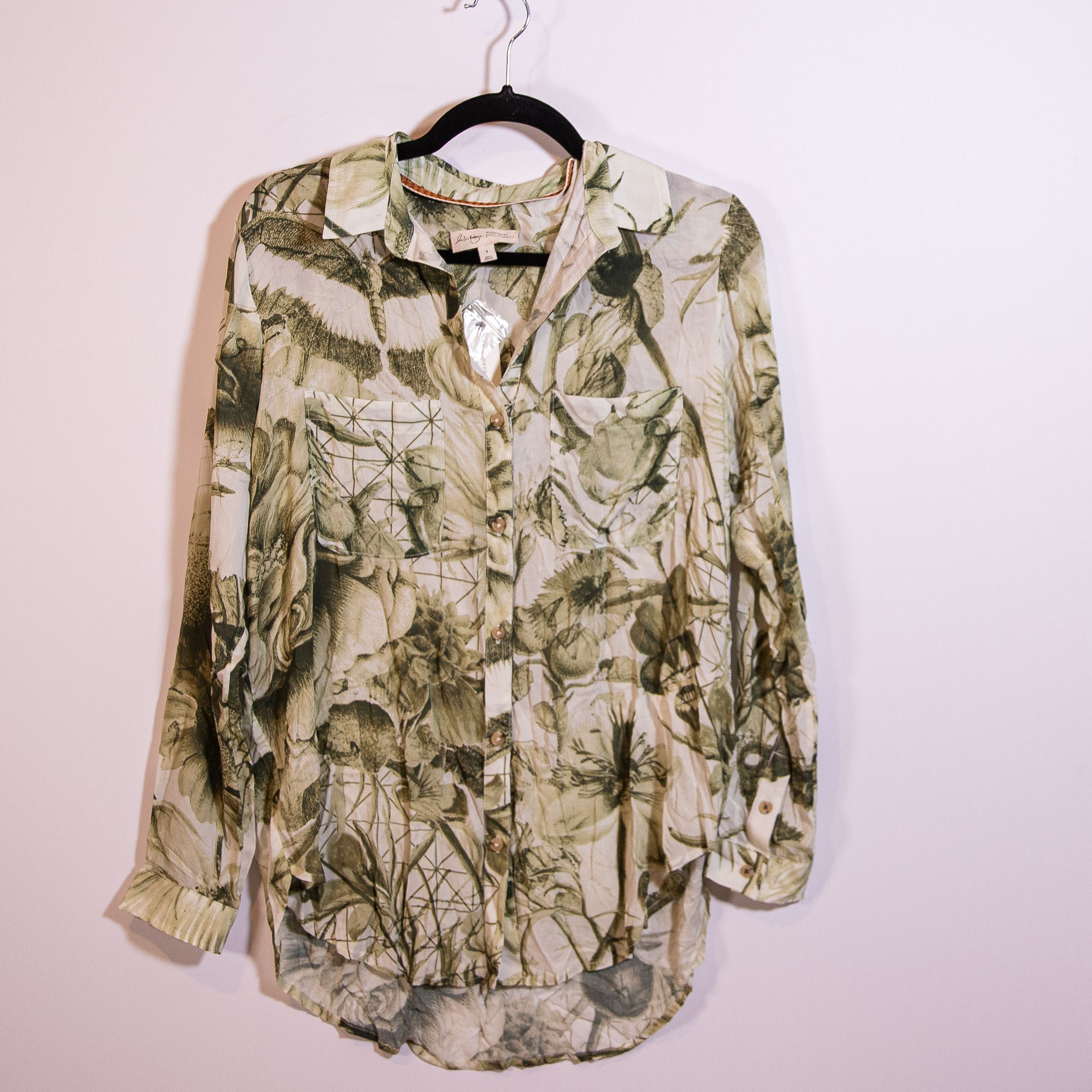 Anthropologie NEW Manel Villalonga x Pilcro Romy Relaxed Size S / US 4 / IT 40 - 1 Thumbnail