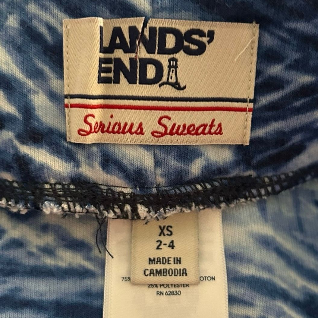 Lands' End Lands End Womens Blue Ankle Sweatpants XS Extra Small Size 27" / US 4 / IT 40 - 5 Thumbnail