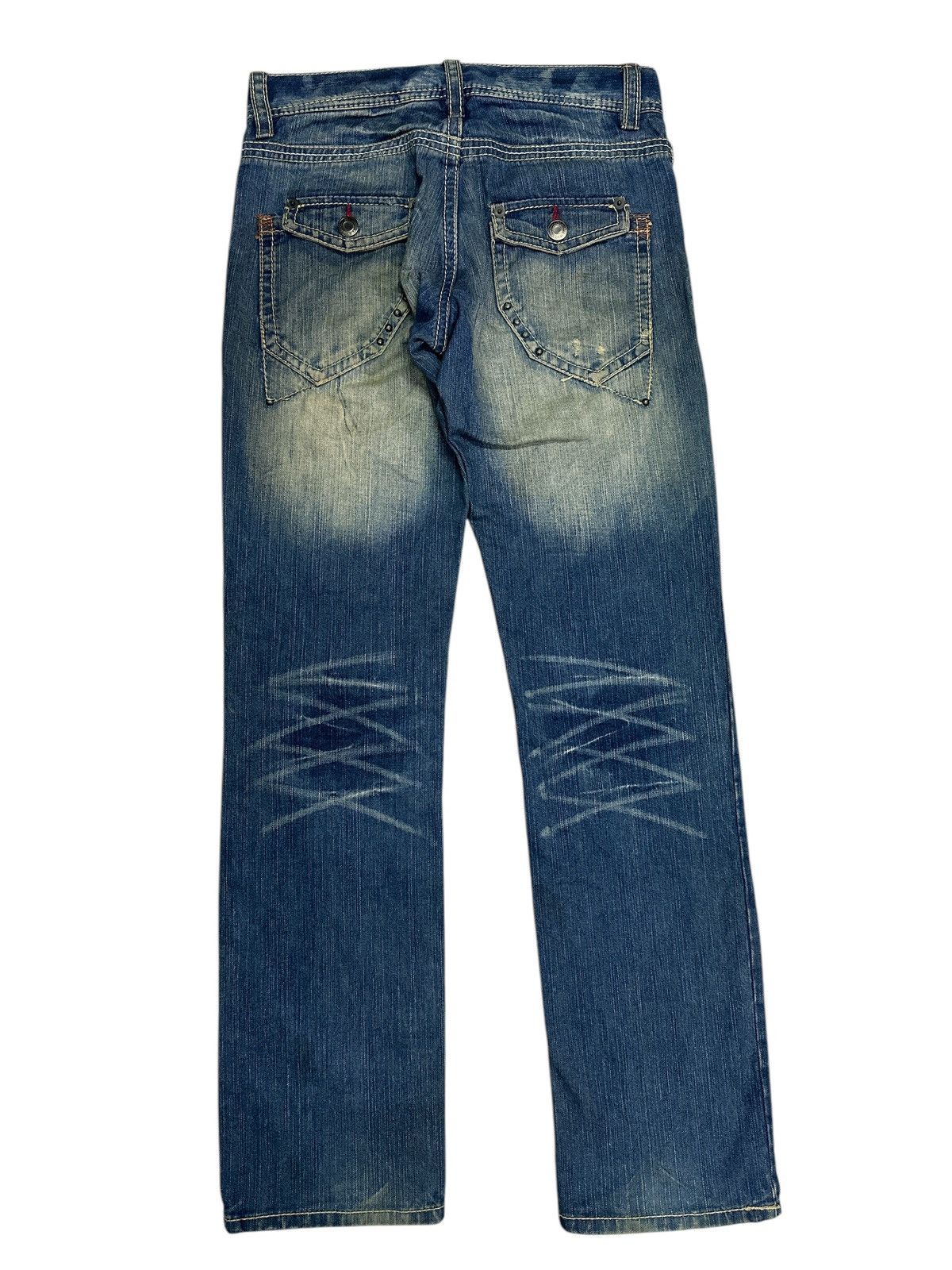 If Six Was Nine Faded Blue denim Acros international Studed pocket . Size US 31 - 2 Thumbnail