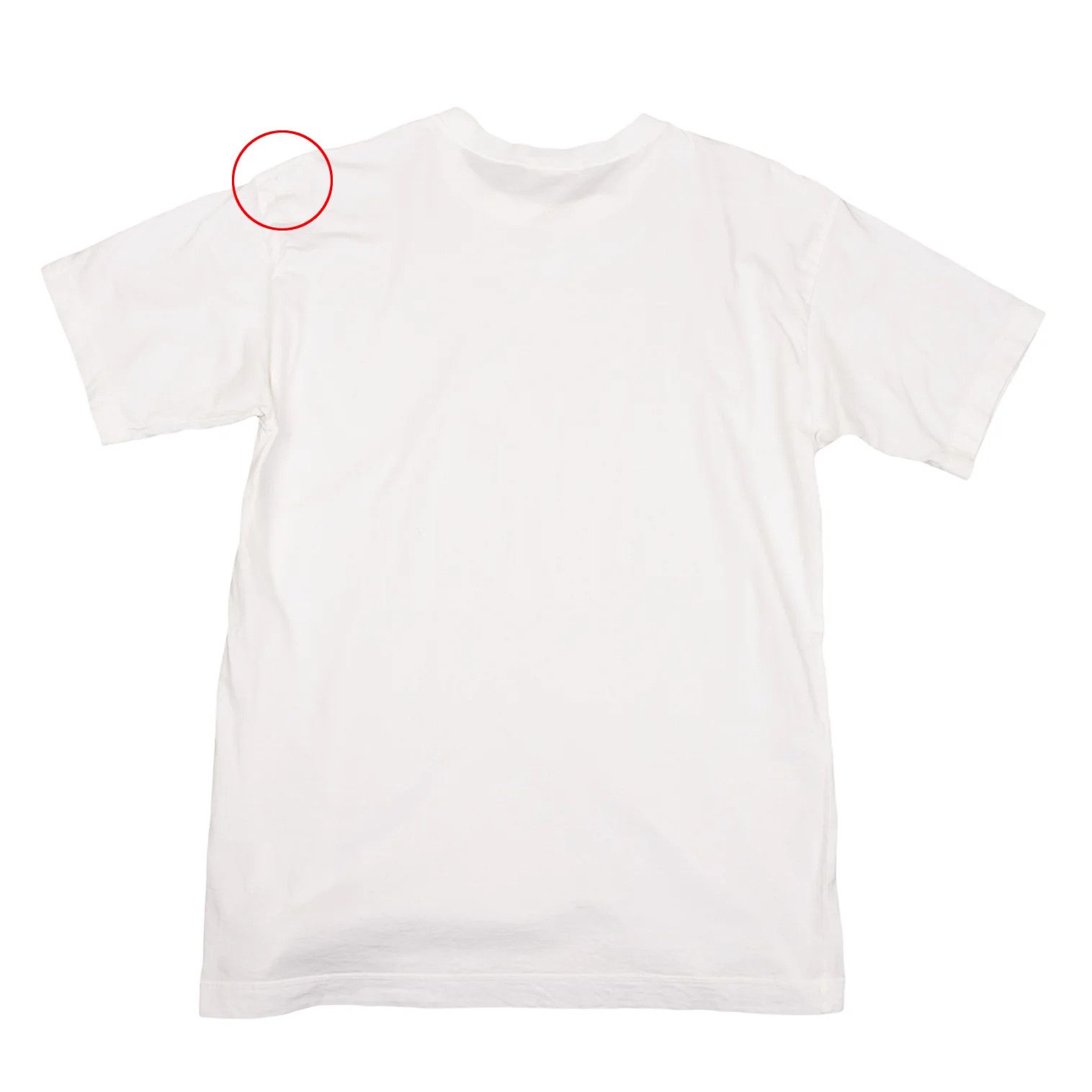 Issey Miyake Cotton Basic Short Sleeve T-Shirt in Off White Size US M / EU 48-50 / 2 - 10 Thumbnail