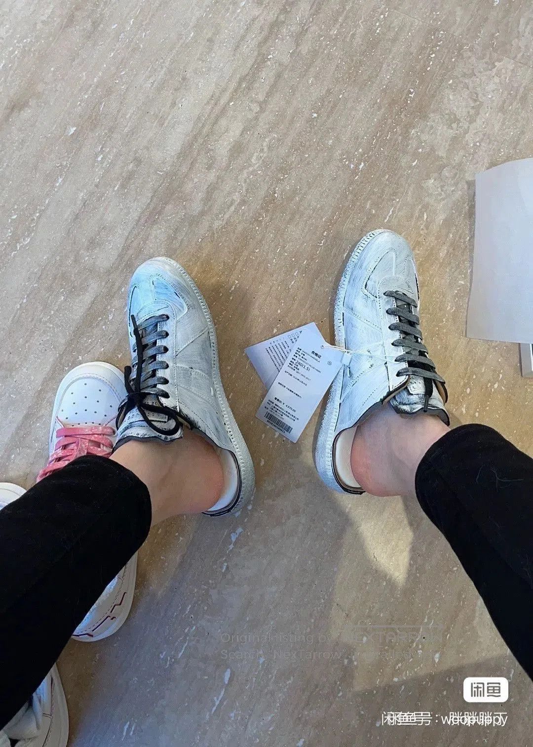Maison Margiela Maison Margiela Coated Trainer Slippers. Size US 7 / IT 37 - 9 Thumbnail
