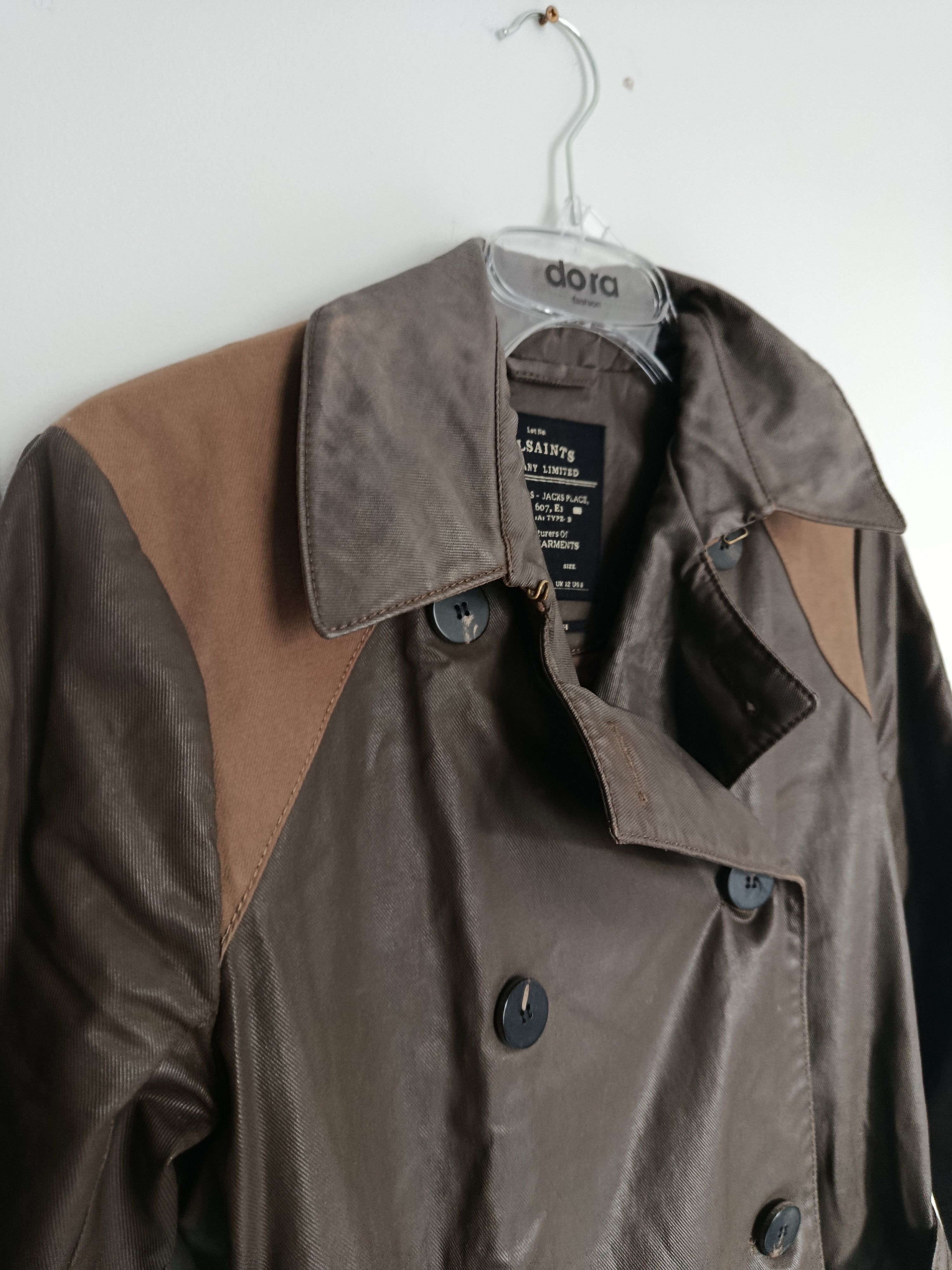 Allsaints AllSaints Vintage double-breasted coat Size L / US 10 / IT 46 - 6 Thumbnail