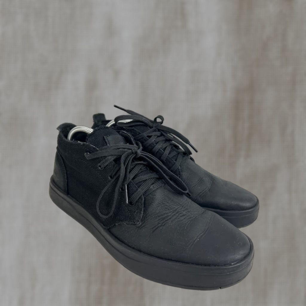 Timberland TIMBERLAND Mens Davis Square Mid Top Chukka Sneaker Shoes Leather Black Sz 7.5 Size US M / EU 48-50 / 2 - 1 Thumbnail