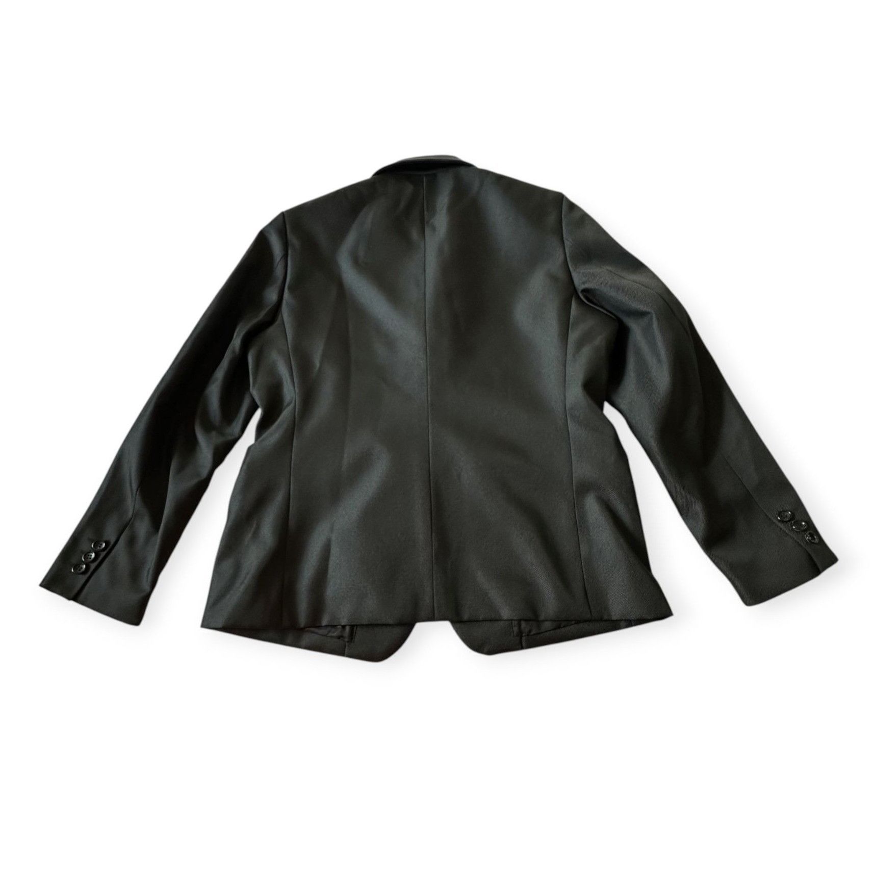 Comme des Garcons Comme des Garçons CDG Polyester Serge Thick Blazer Black, Si Size L / US 10 / IT 46 - 7 Thumbnail