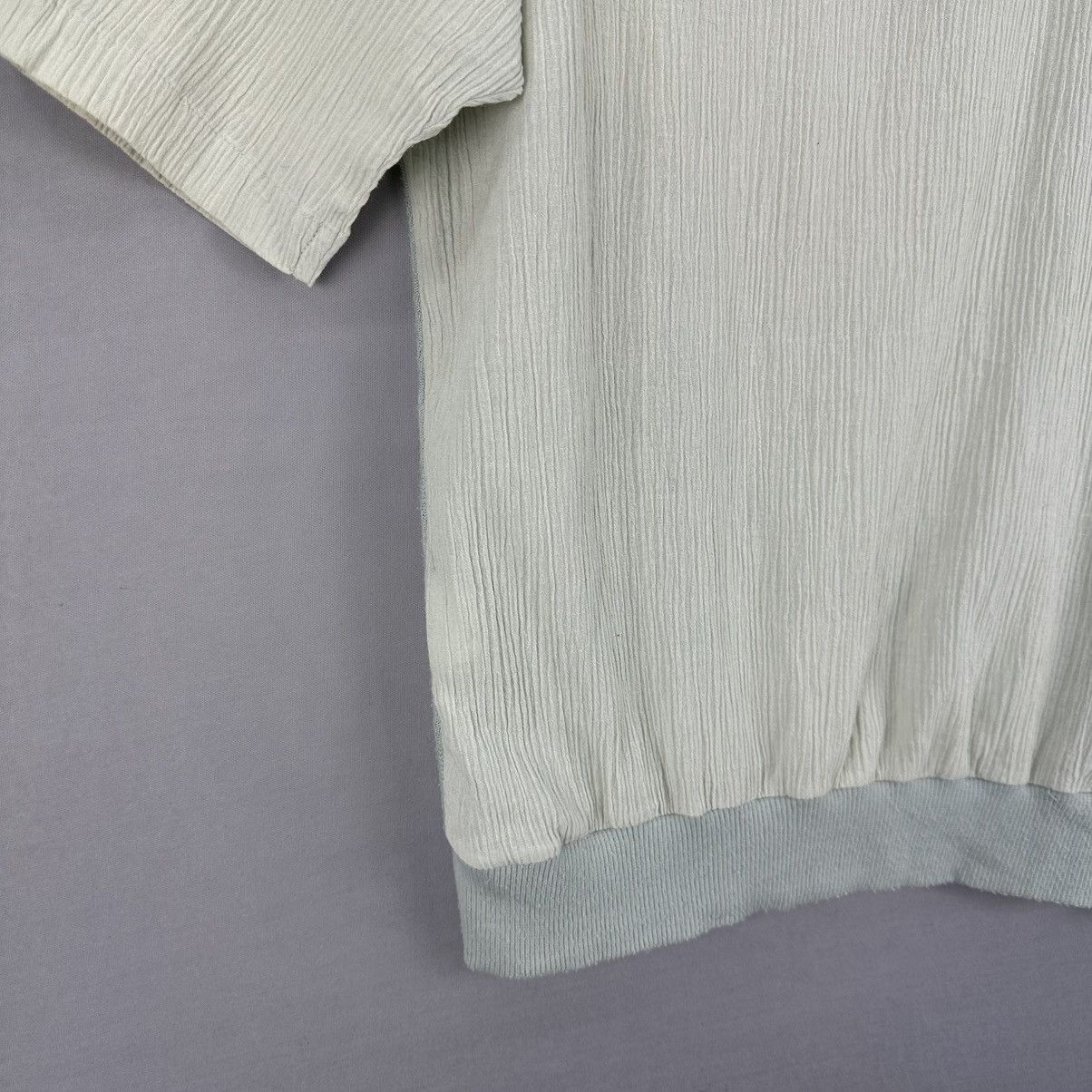Japanese Brand Vintage 80's Pleated Polo Shirt Short Sleeve by Mon Ma Mes Size US M / EU 48-50 / 2 - 6 Thumbnail