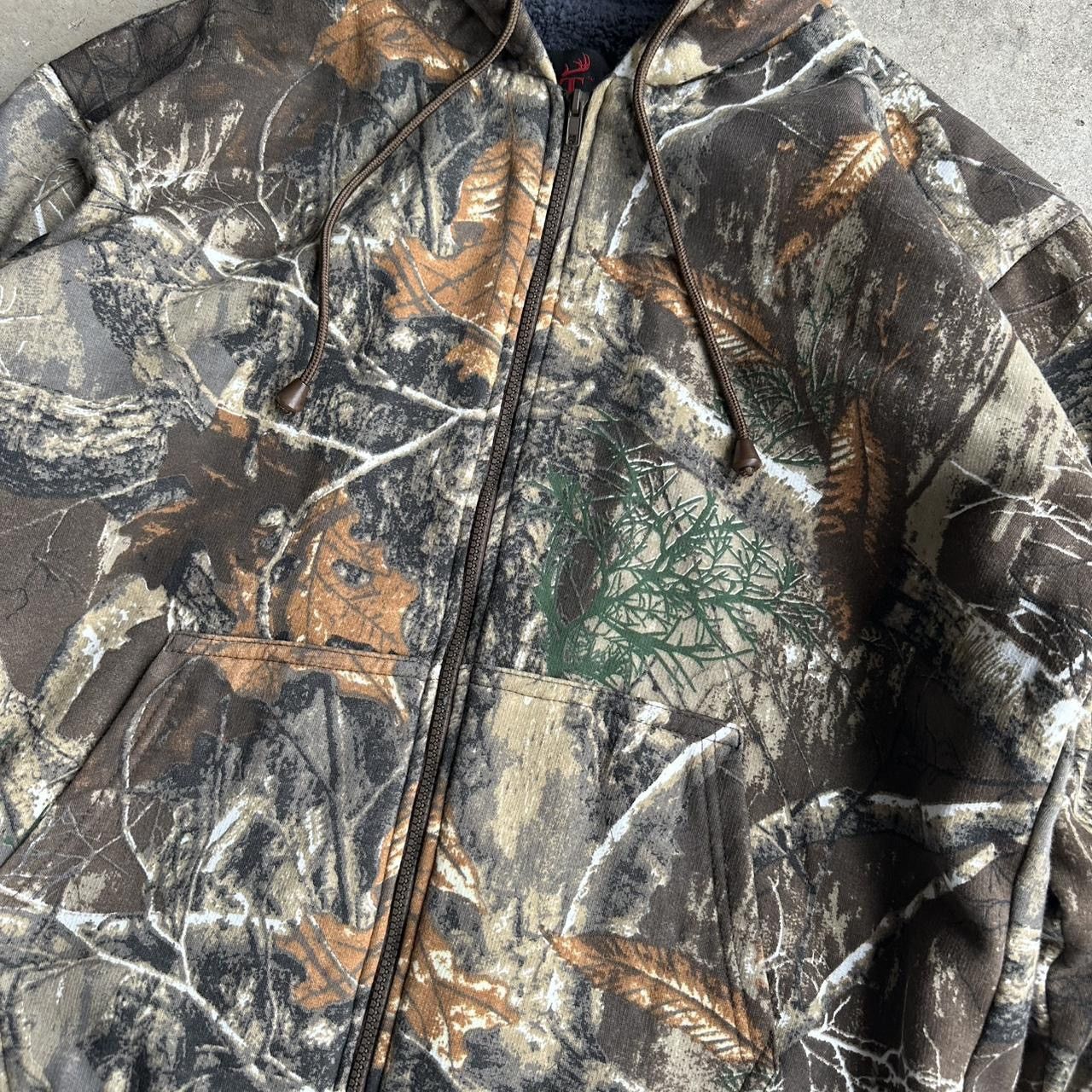 Realtree RealTree Style Camo Zip Up Hoodie Size US L / EU 52-54 / 3 - 3 Thumbnail