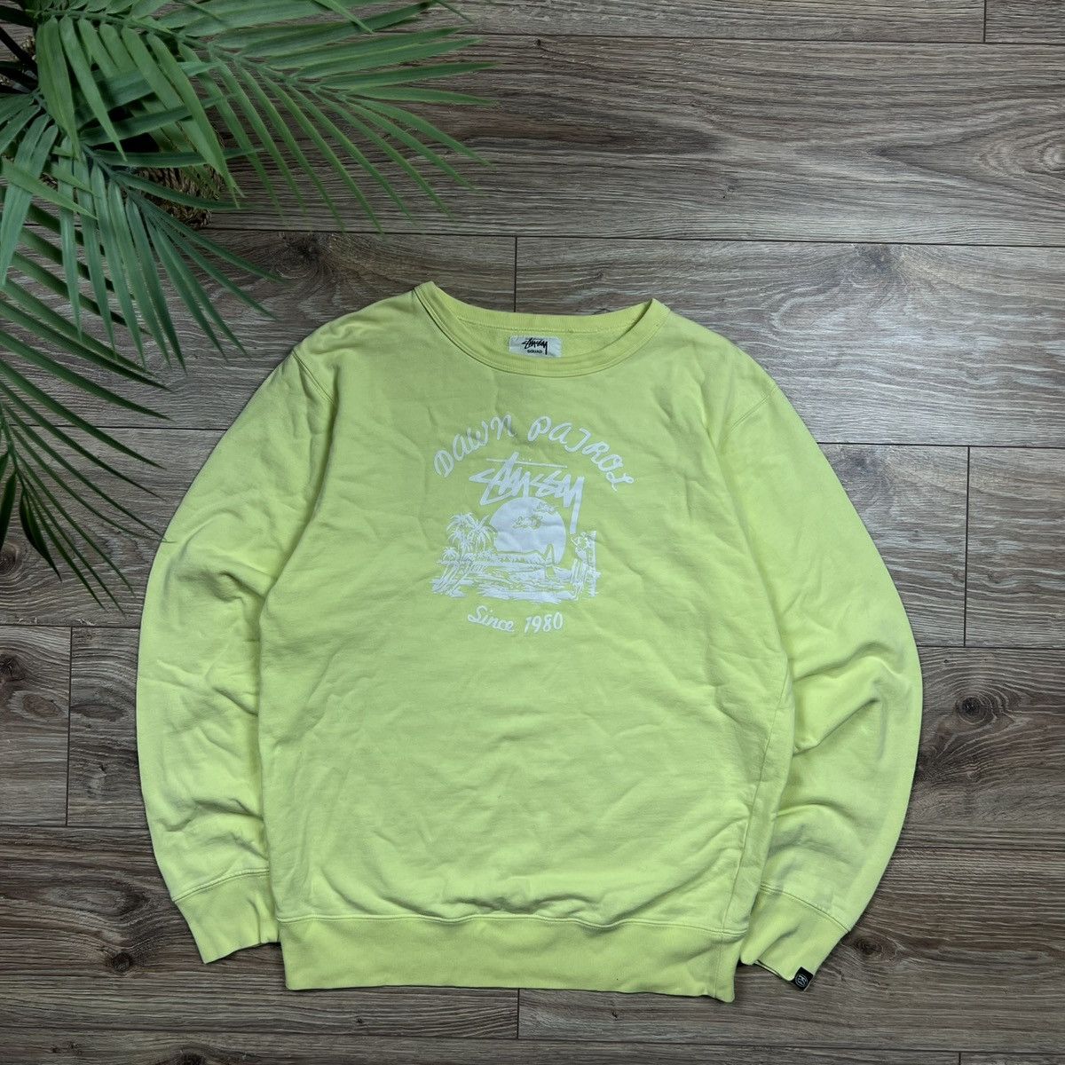 Stussy 00s Stussy Surf Style Vintage Y2K Big Logo Sweatshirt Size US M / EU 48-50 / 2 - 1 Thumbnail