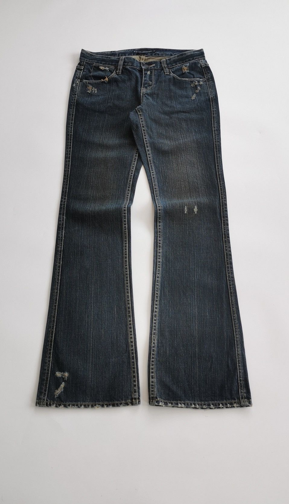 Ralph Lauren Ralph Lauren Bootcut Distressed Jeans Size 29" - 1 Thumbnail