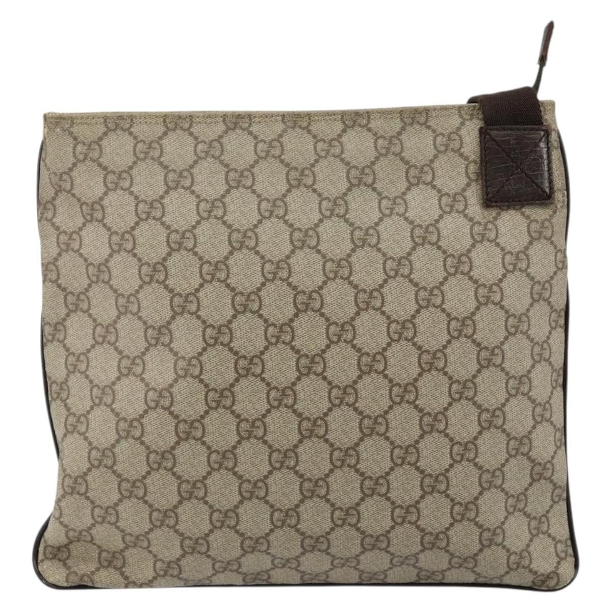 Gucci GUCCI GG Supreme Shoulder Bag Pvc Beige Silver Size ONE SIZE - 3 Thumbnail