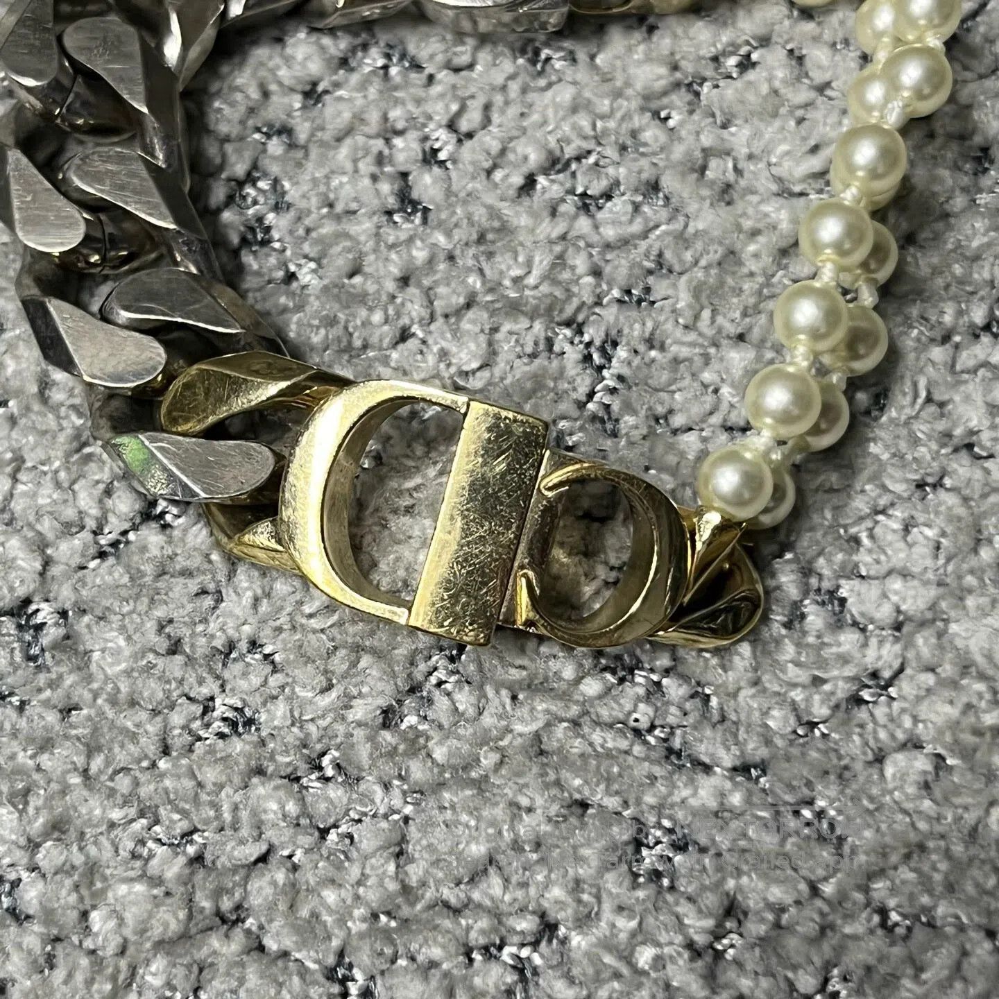 Dior Dior Metal Pearl Logo Bracelet| Size ONE SIZE - 3 Thumbnail