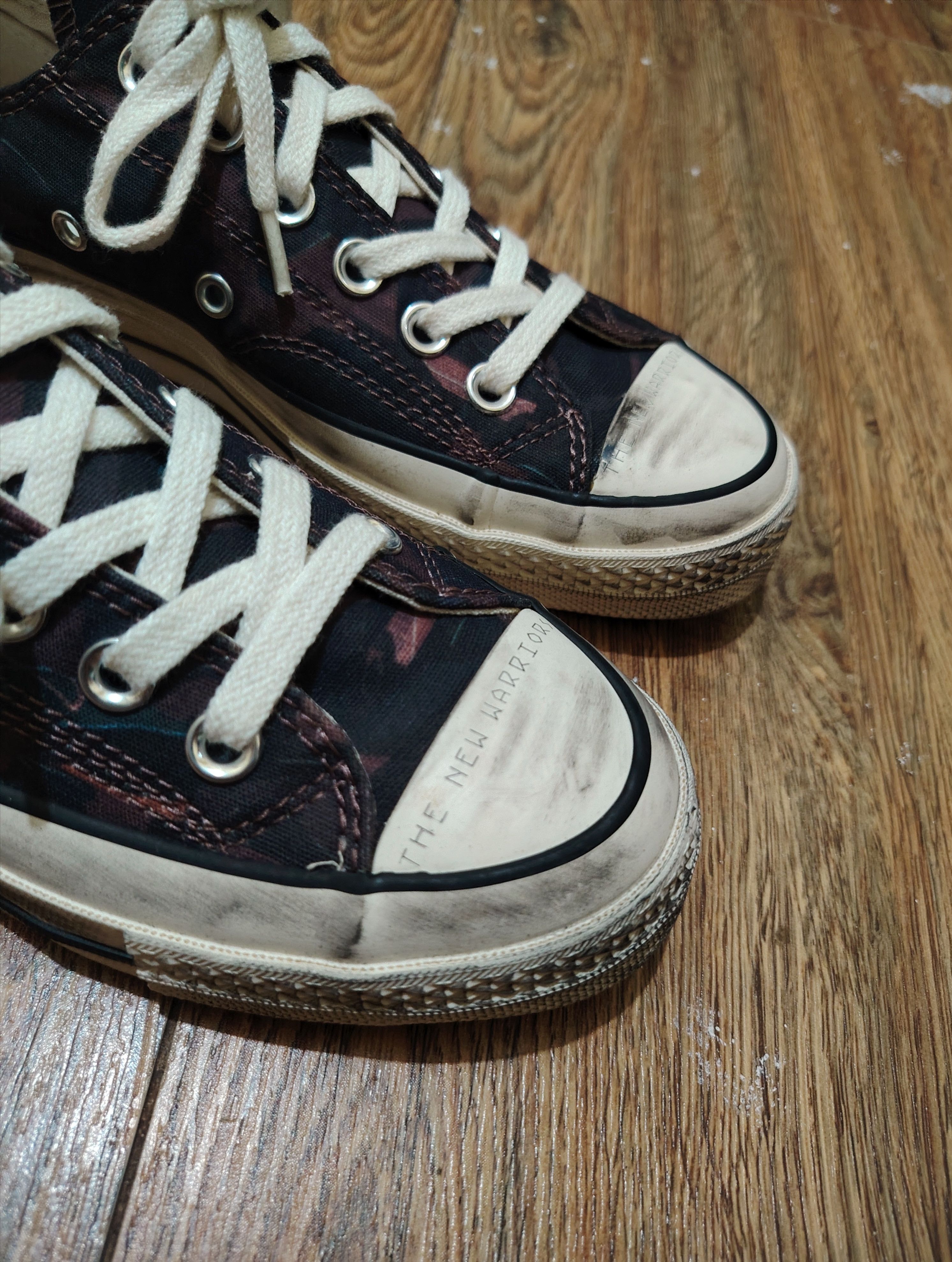 Converse × Undercover UNDERCOVER - CONVERSE - Purple Camo Print Sneakers Size US 5 / EU 37 - 2 Thumbnail
