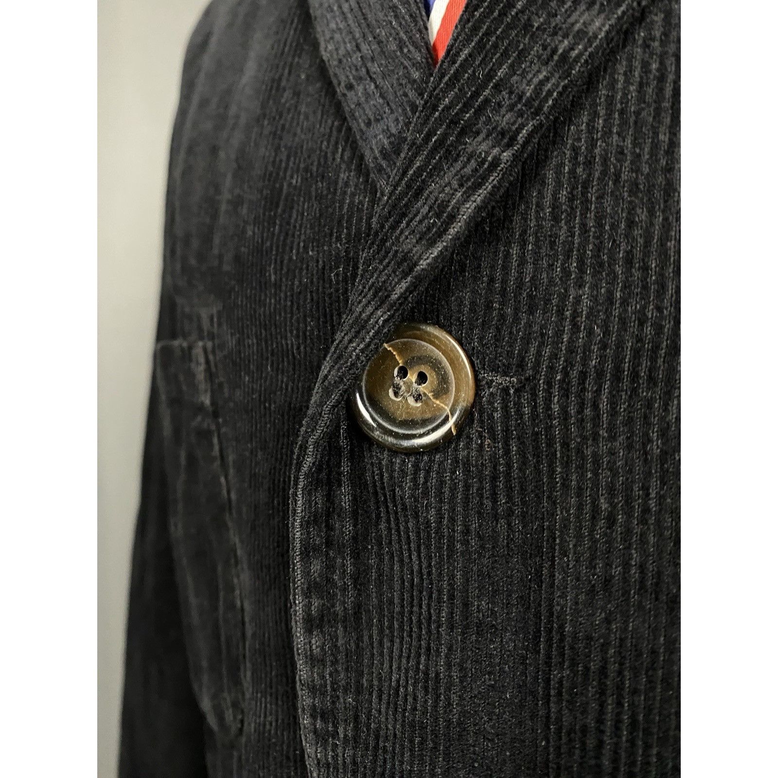 Universal Works Universal Works Men's Black Corduroy Sportcoat Utility Blaze Size 54R - 8 Thumbnail