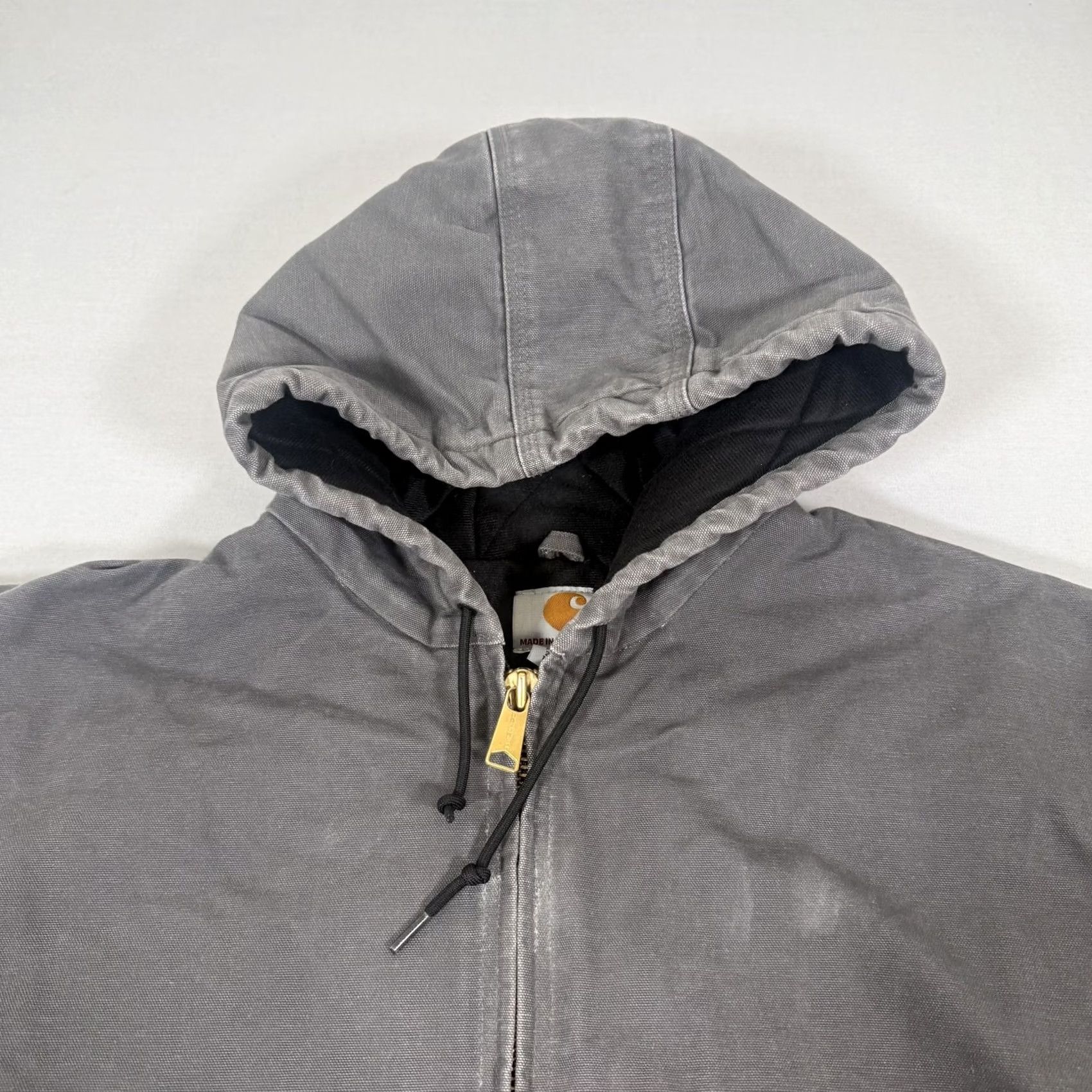 Carhartt Vintage Carhartt Mens Jacket - Gray Canvas Hoodie Size US XXL / EU 58 / 5 - 3 Thumbnail