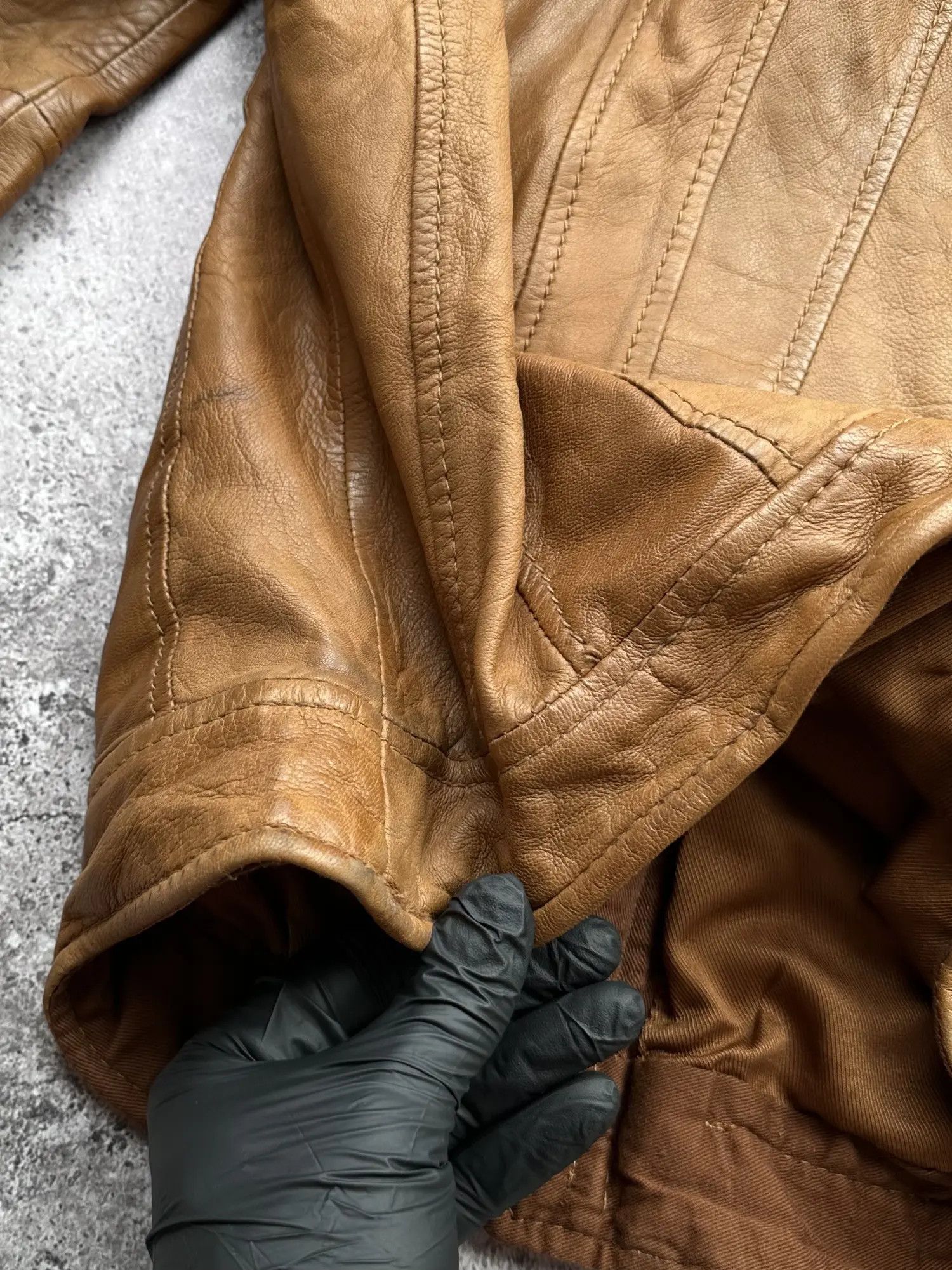 Japanese Brand Vintage Leather Jacket C171(V49) Size M / US 6-8 / IT 42-44 - 9 Thumbnail
