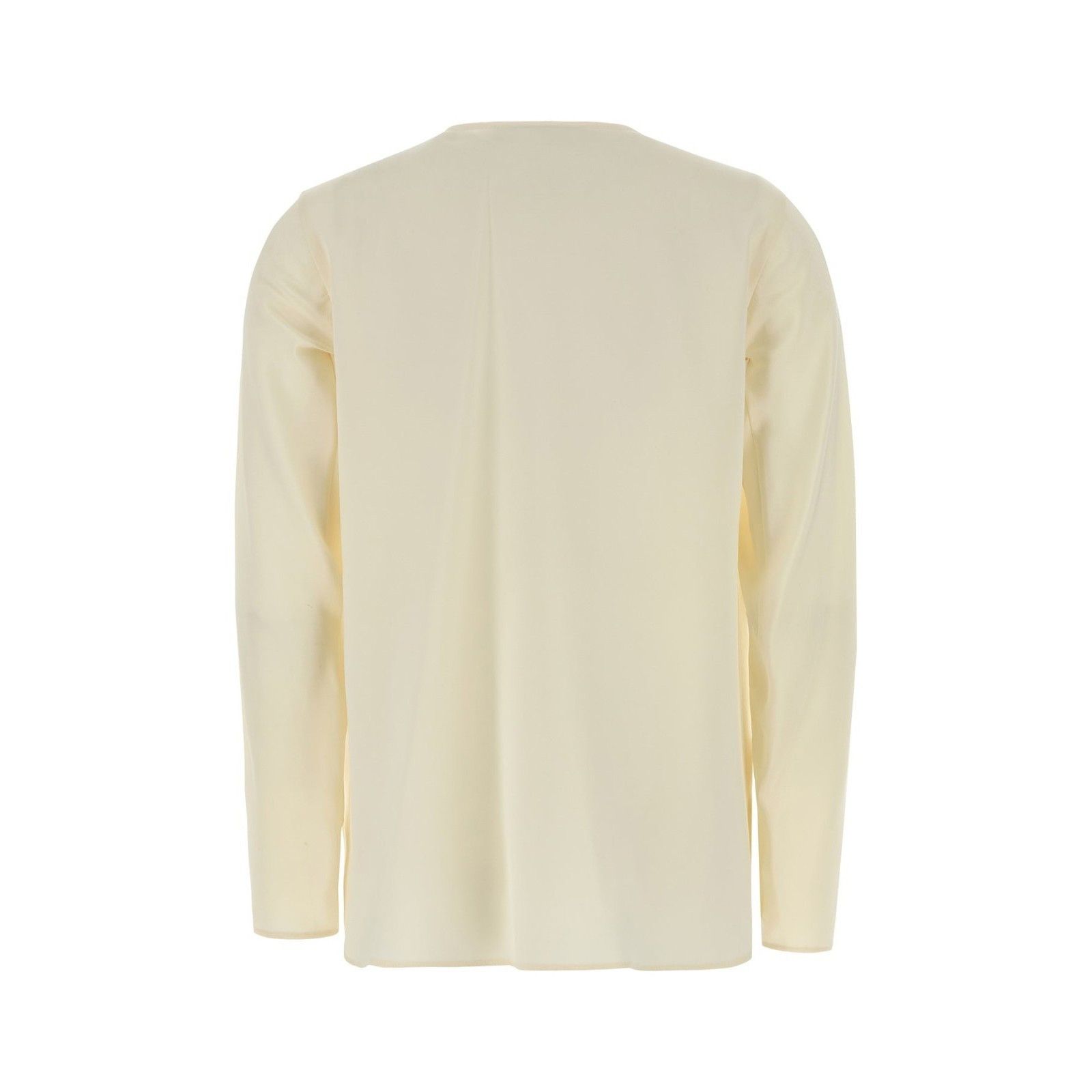 Max Mara MAX MARA Ivory Stretch Silk Mitico Blouse New & Authentic (W Size S / US 4 / IT 40 - 2 Thumbnail
