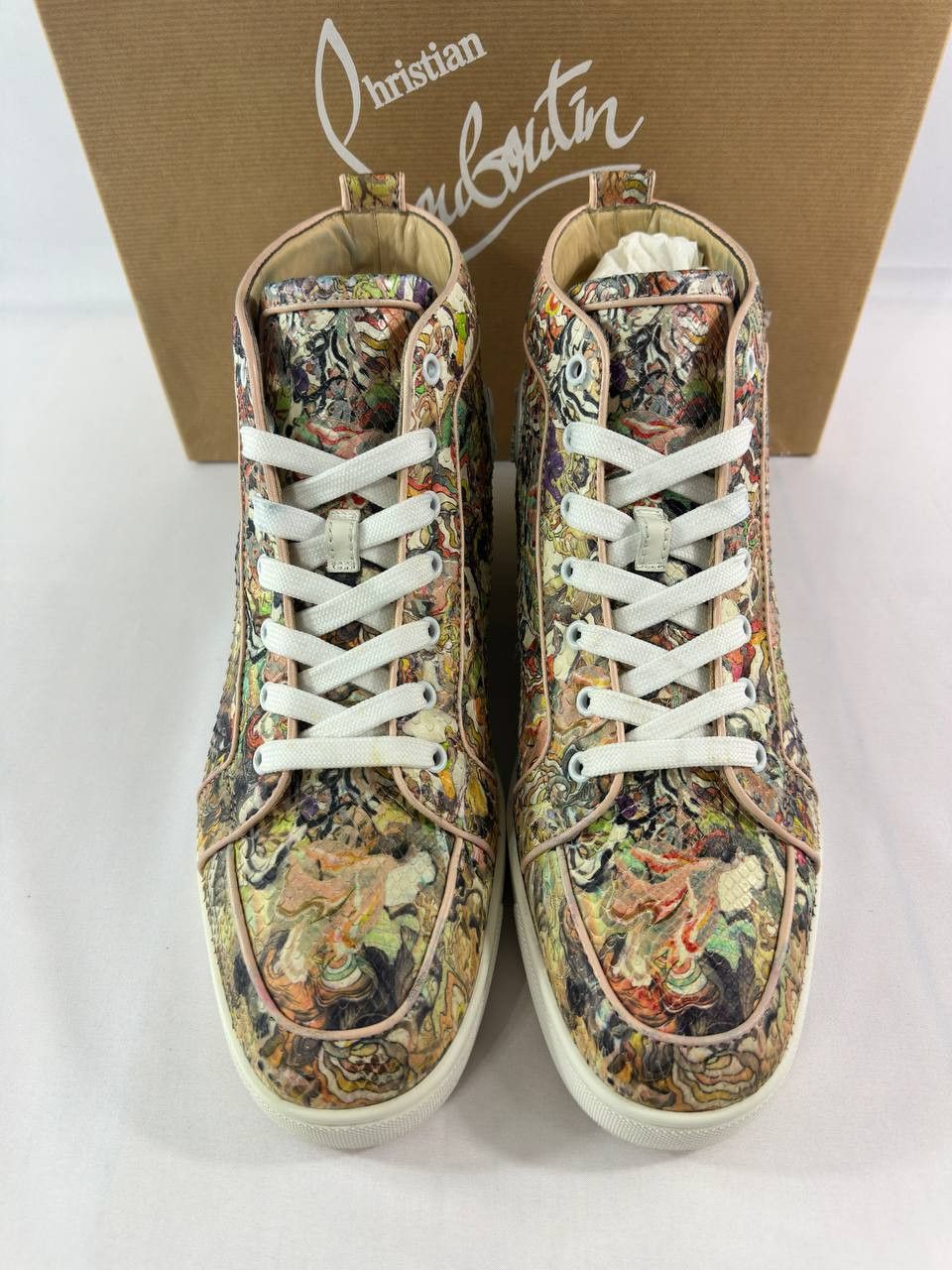 Christian Louboutin Christian Louboutin Rantus Orlato Flat Python Faience Size US 11 / EU 44 - 6 Thumbnail