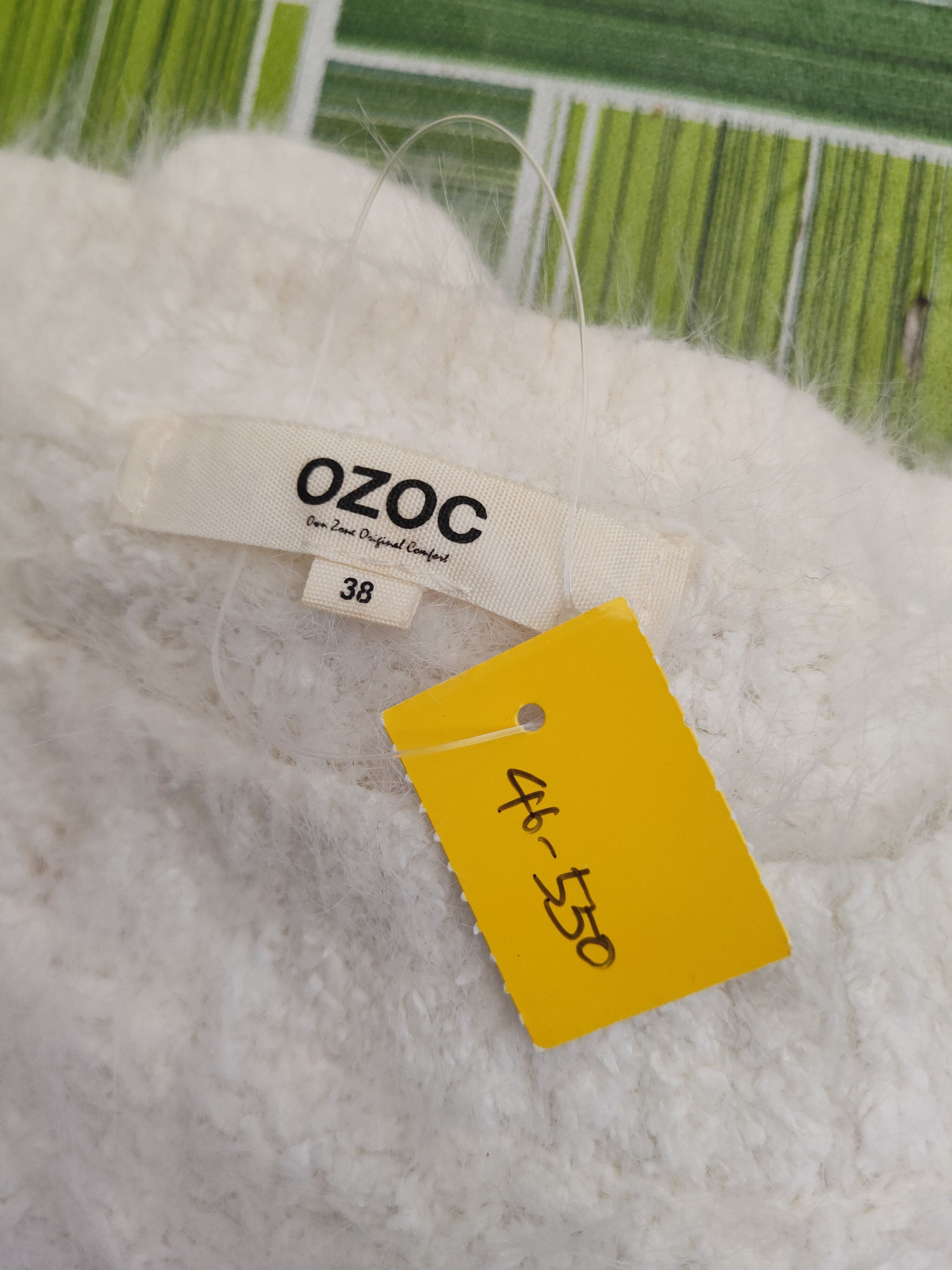 Japanese Brand DL Ozoc White Fur Mohair Knitwear #46-550 Size XS / US 0-2 / IT 36-38 - 13 Thumbnail