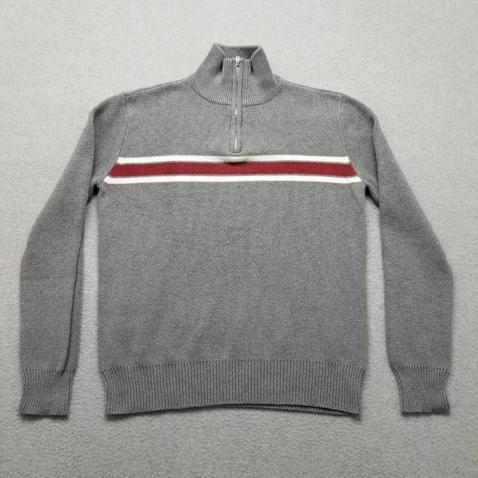 Aeropostale Aeropostale Sweater Mens Medium Pullover Mock Neck Zip Size US M / EU 48-50 / 2 - 1 Thumbnail