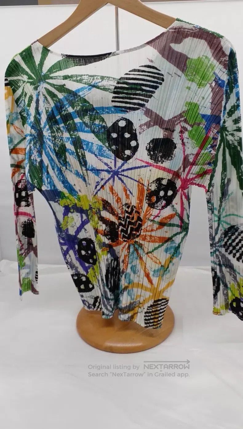 Issey Miyake Issey Miyake Rainforest Lotus Root Slice Top Size L / US 10 / IT 46 - 2 Thumbnail