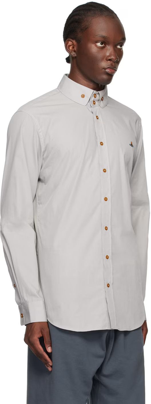 Vivienne Westwood o1f1d3z0525 Krall Shirt in Gray Size US L / EU 52-54 / 3 - 2 Thumbnail