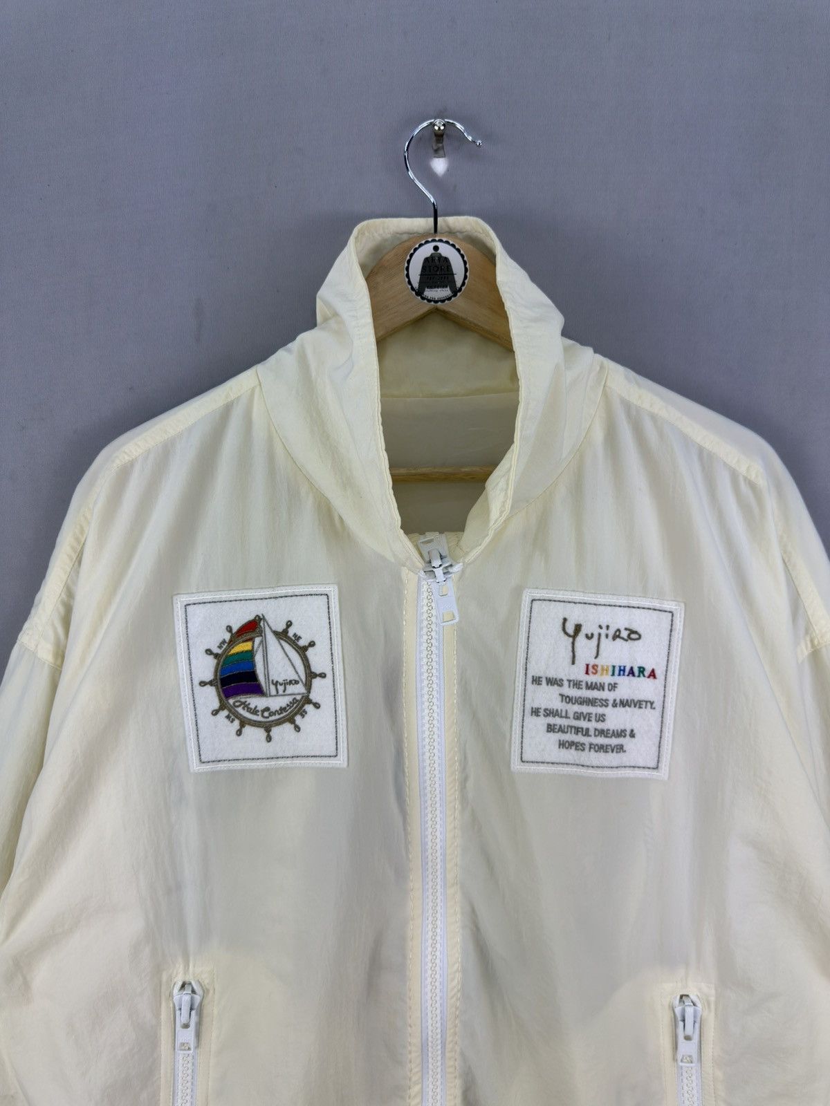 Japanese Brand Yujiro Ishihara Reversible Windbreaker Jacket Size US L / EU 52-54 / 3 - 9 Thumbnail