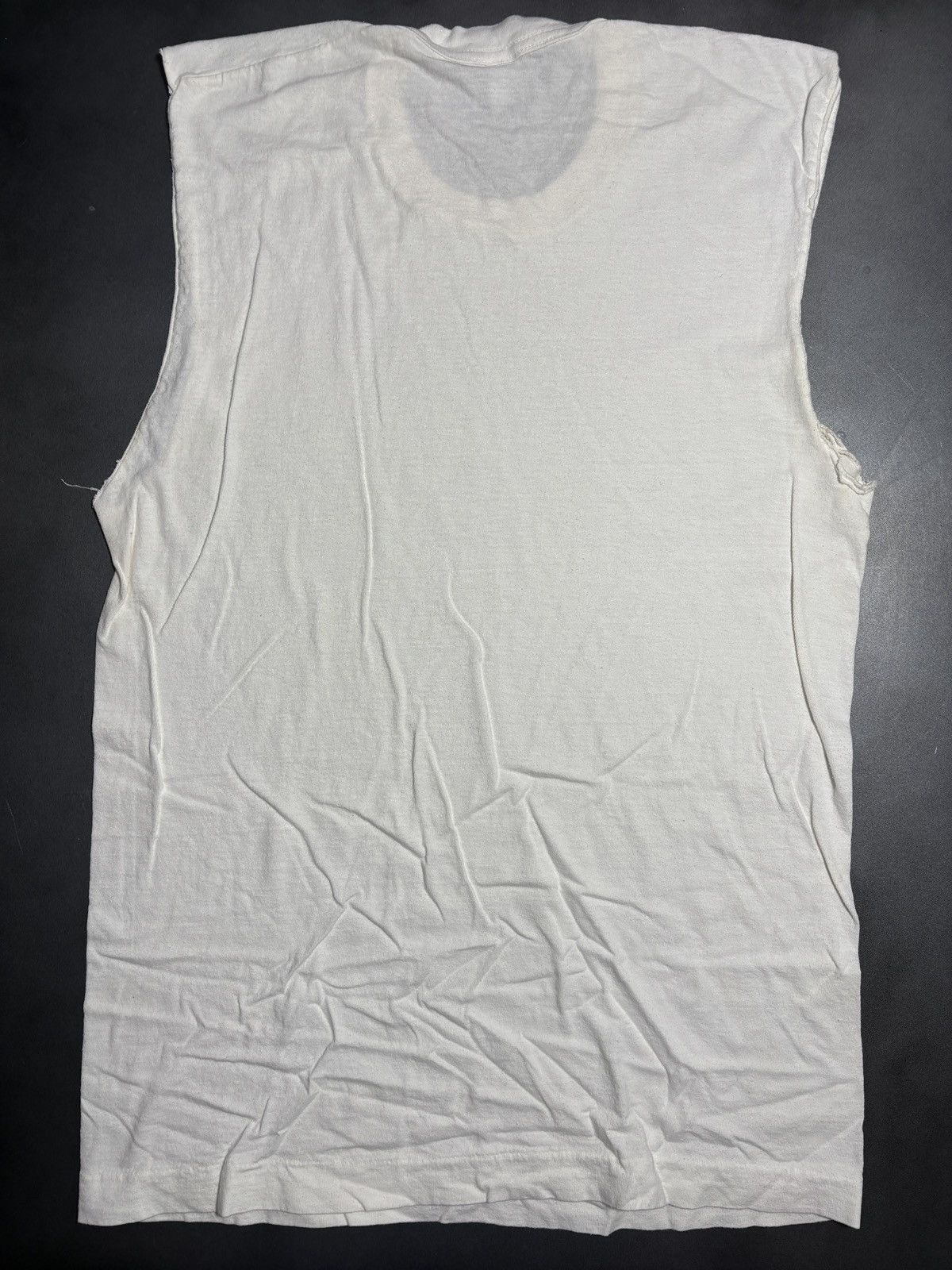 Vintage Vintage Sleeveless Tee Blank Tank Top Thrashed 90s 80s Work Size US M / EU 48-50 / 2 - 13 Thumbnail