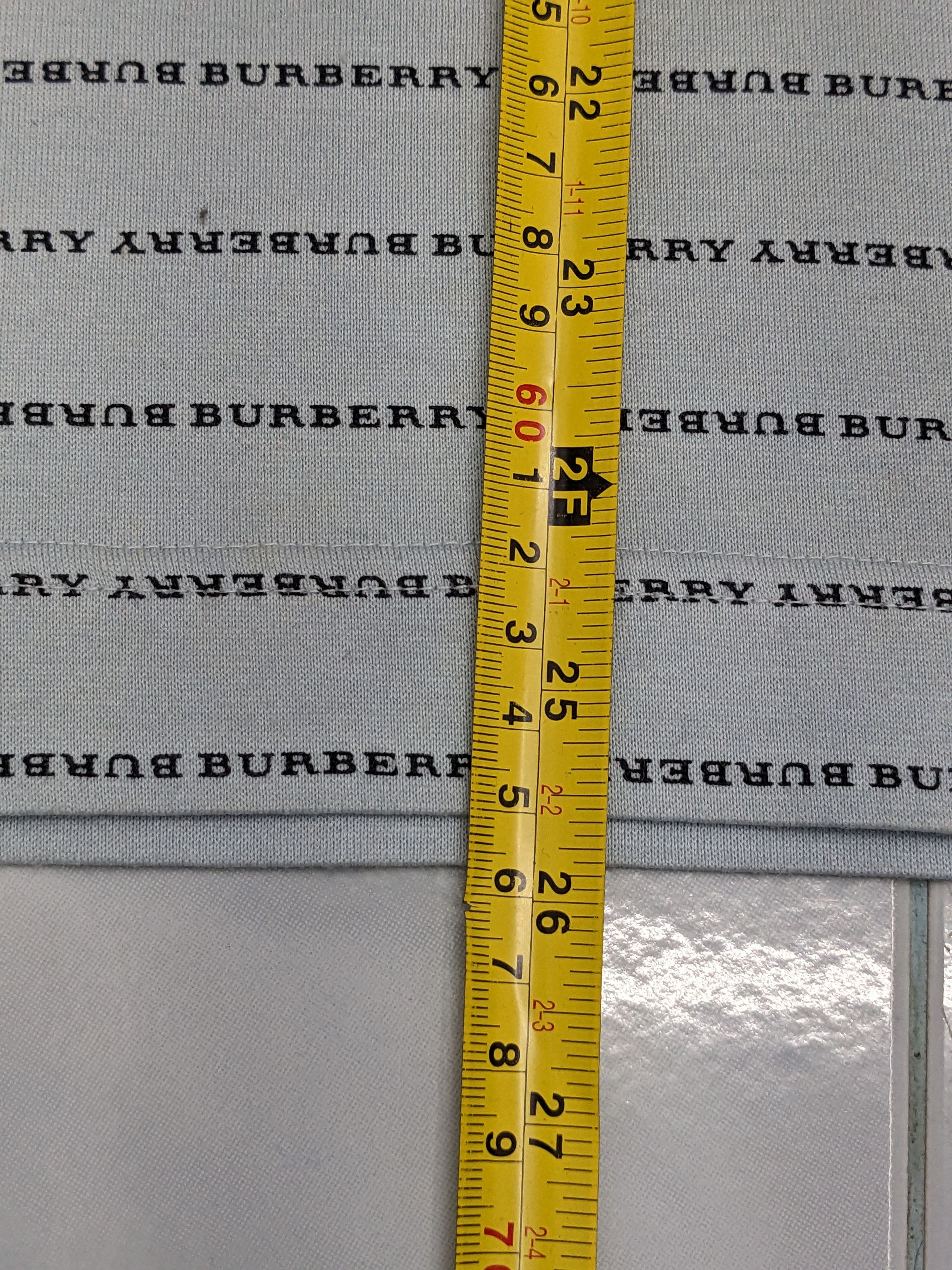 Burberry Burberry Spell Out Monogram Nova Check Tshirt Size US M / EU 48-50 / 2 - 6 Thumbnail