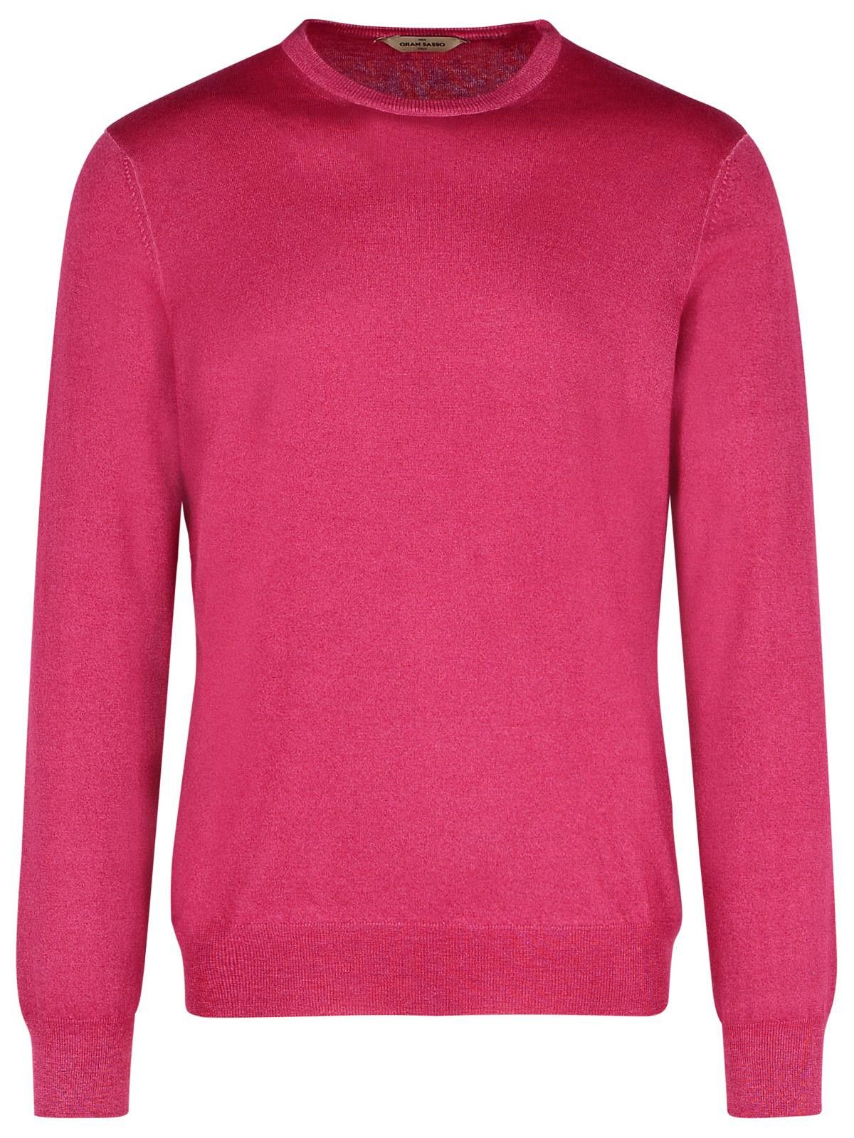 Gran Sasso GRAN SASSO Red Cashmere Wool Sweater Size US XL / EU 56 / 4 - 1 Thumbnail