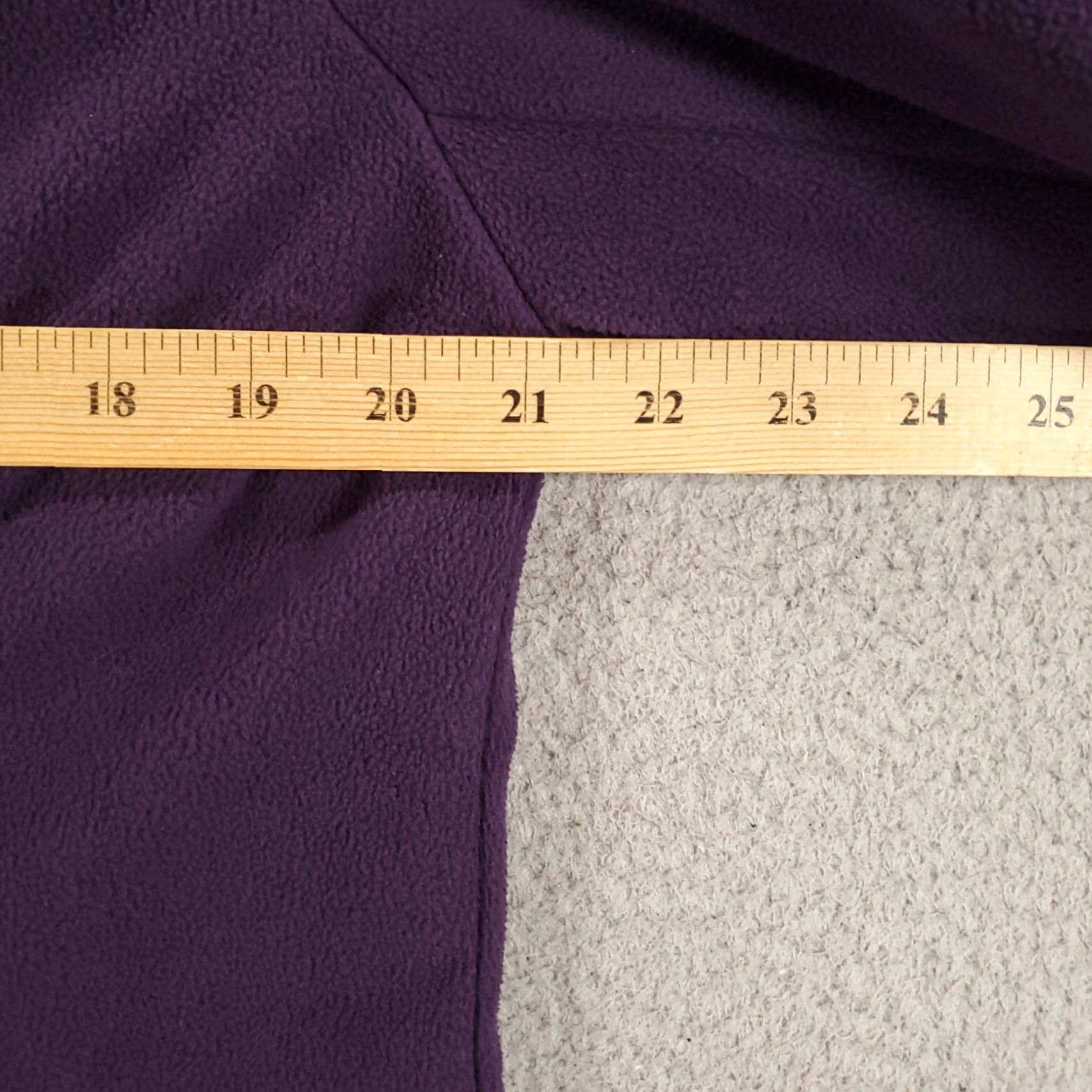 Coldwater Creek Coldwater Creek Jacket Womens XL Full Zip Fleece Knit Nylon Purple Long Sleeve Basic Jacket Regular Size: XL Size XL / US 12-14 / IT 48-50 - 4 Thumbnail