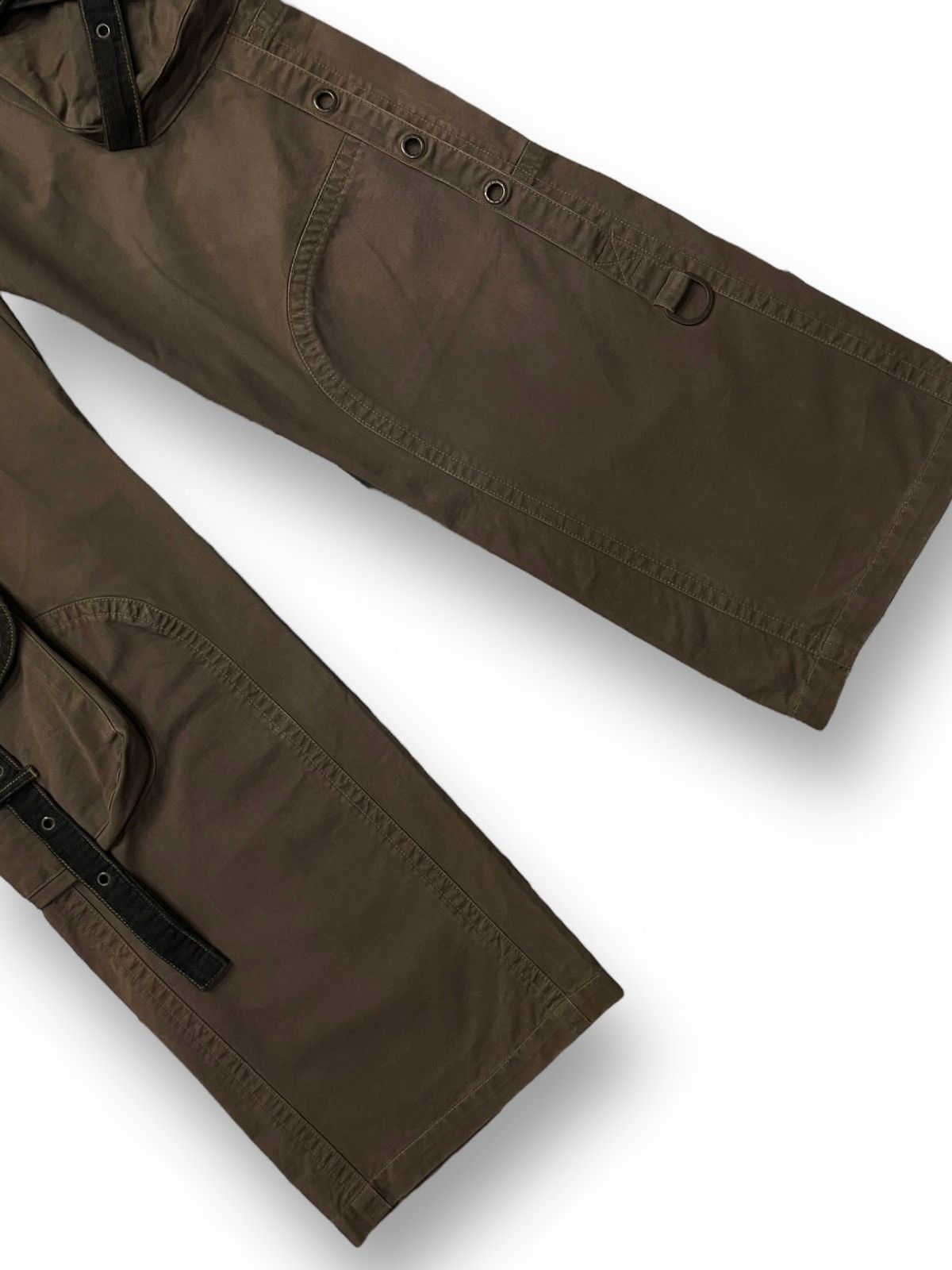 If Six Was Nine × Japanese Brand × Le Grande Bleu (L.G.B.) Bangbang Predator Bondage Parachute Baggy Thick Cargo Pants Size US 30 / EU 46 - 7 Thumbnail