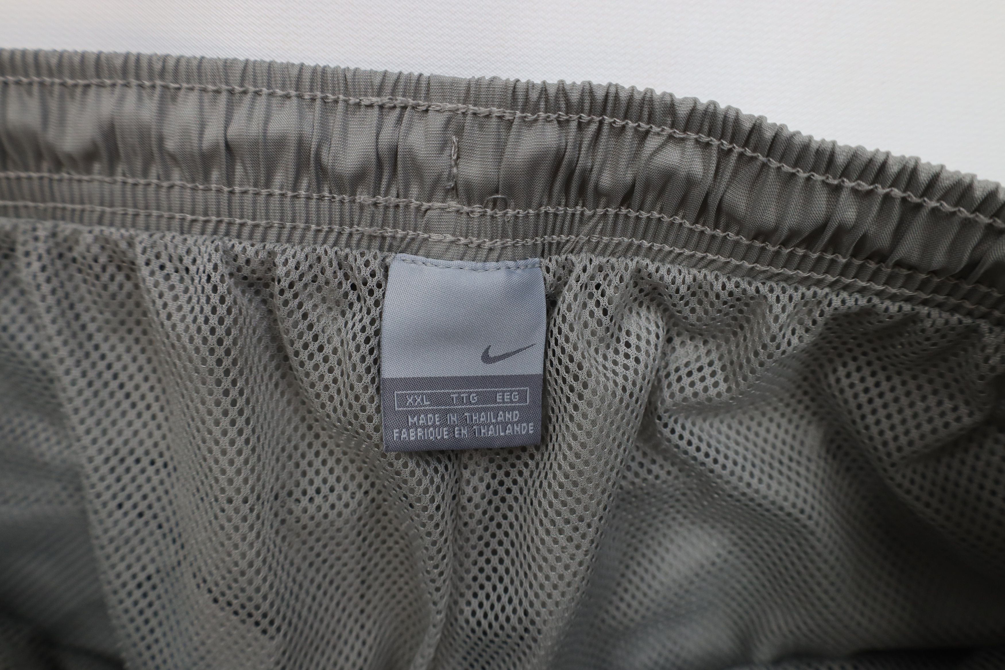 Nike × Vintage Vintage Nike Scott Mini Swoosh Lined Wide Leg Pants Gray Size US 40 / EU 56 - 9 Thumbnail