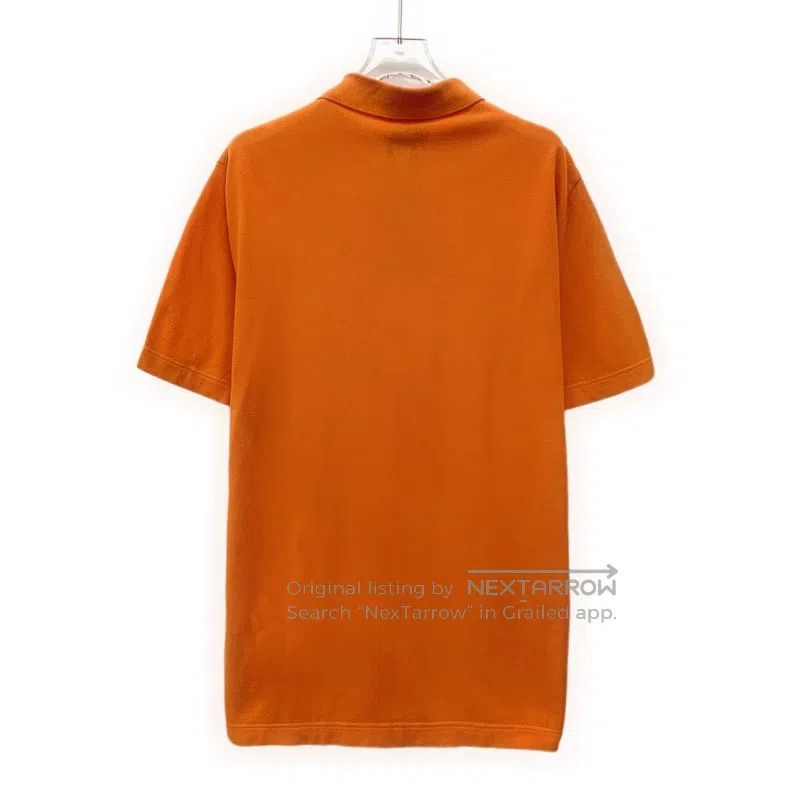 Hermes Hermes Orange pocket H-letter embroidered cotton polo shir Size US L / EU 52-54 / 3 - 2 Thumbnail