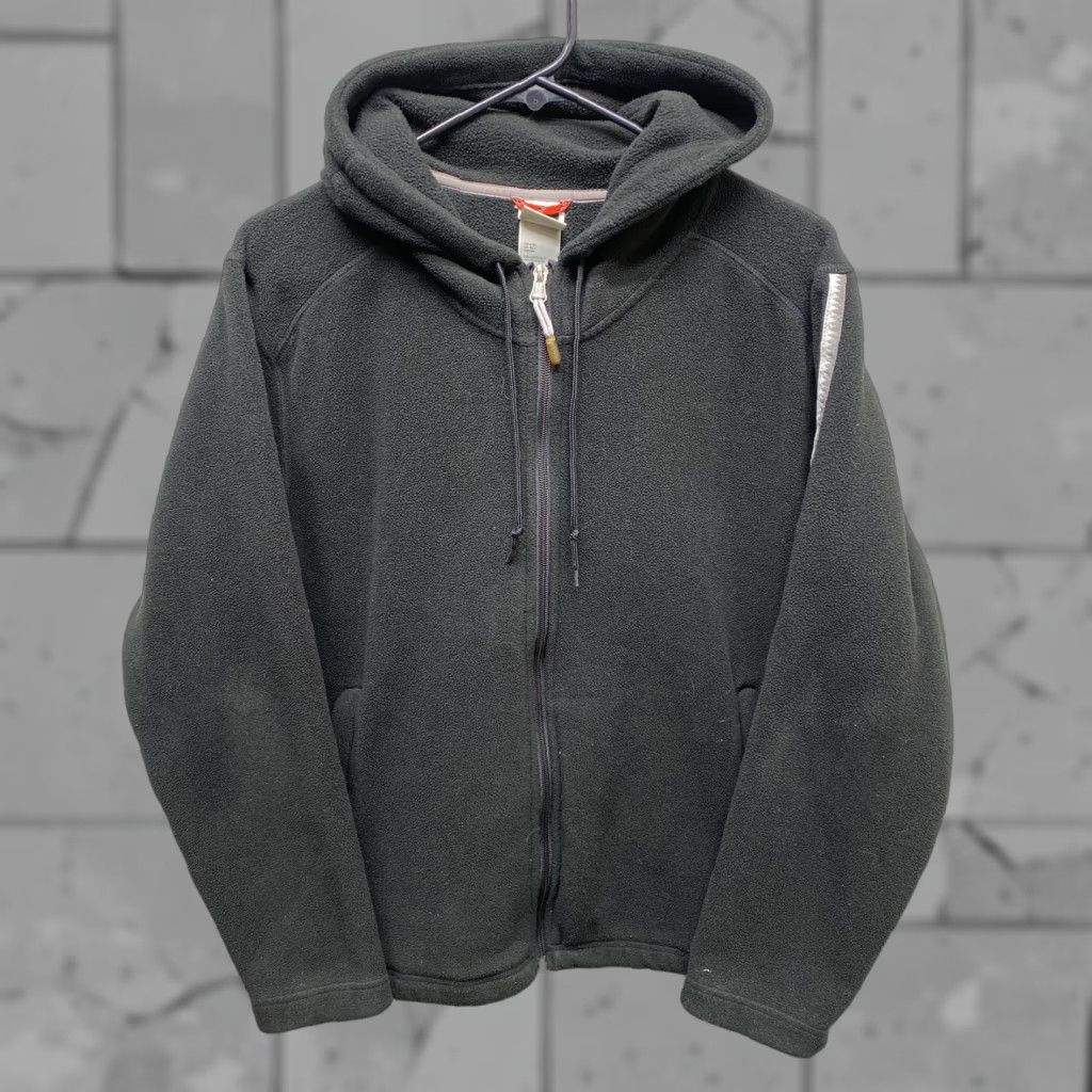 The North Face The North Face Womens Black Fleece Hooded Full Zip Jacket Size L Size L / US 10 / IT 46 - 1 Thumbnail