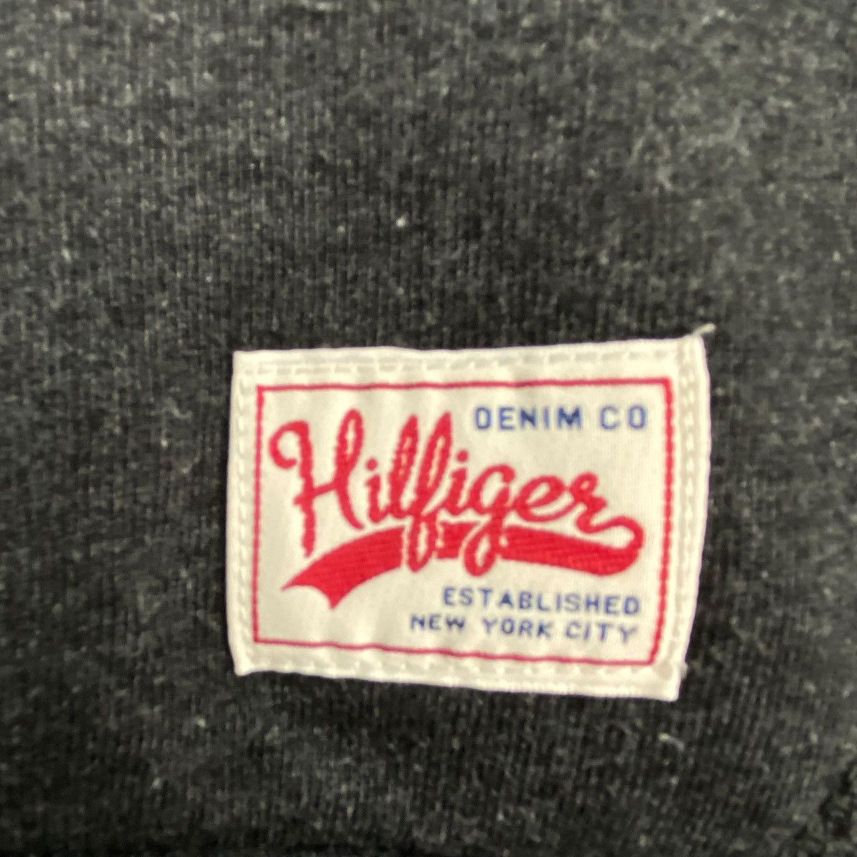 Designer × Vintage Vintage Hilfiger Denim Small Embroidered Hoodie Dark Blue Size US M / EU 48-50 / 2 - 6 Thumbnail