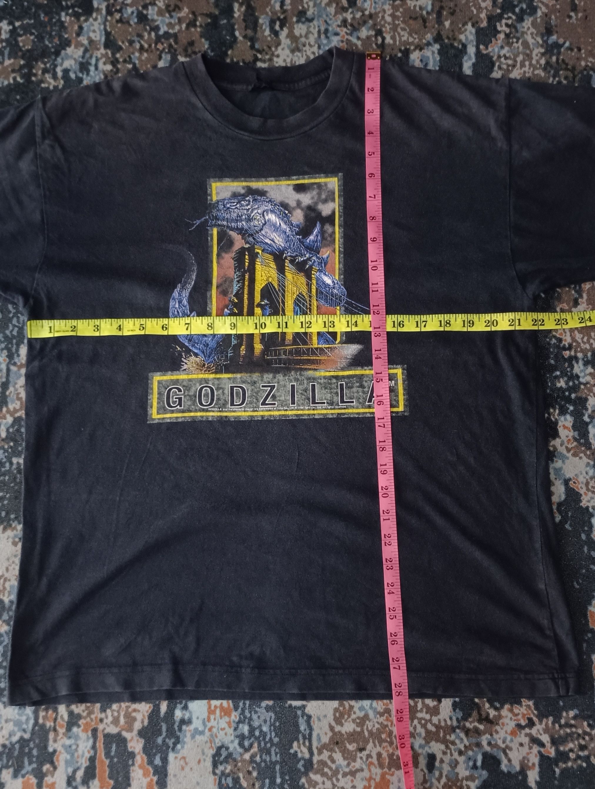 Vintage RARE🔥 Vintage Movie Godzilla 1998 Size US L / EU 52-54 / 3 - 6 Thumbnail