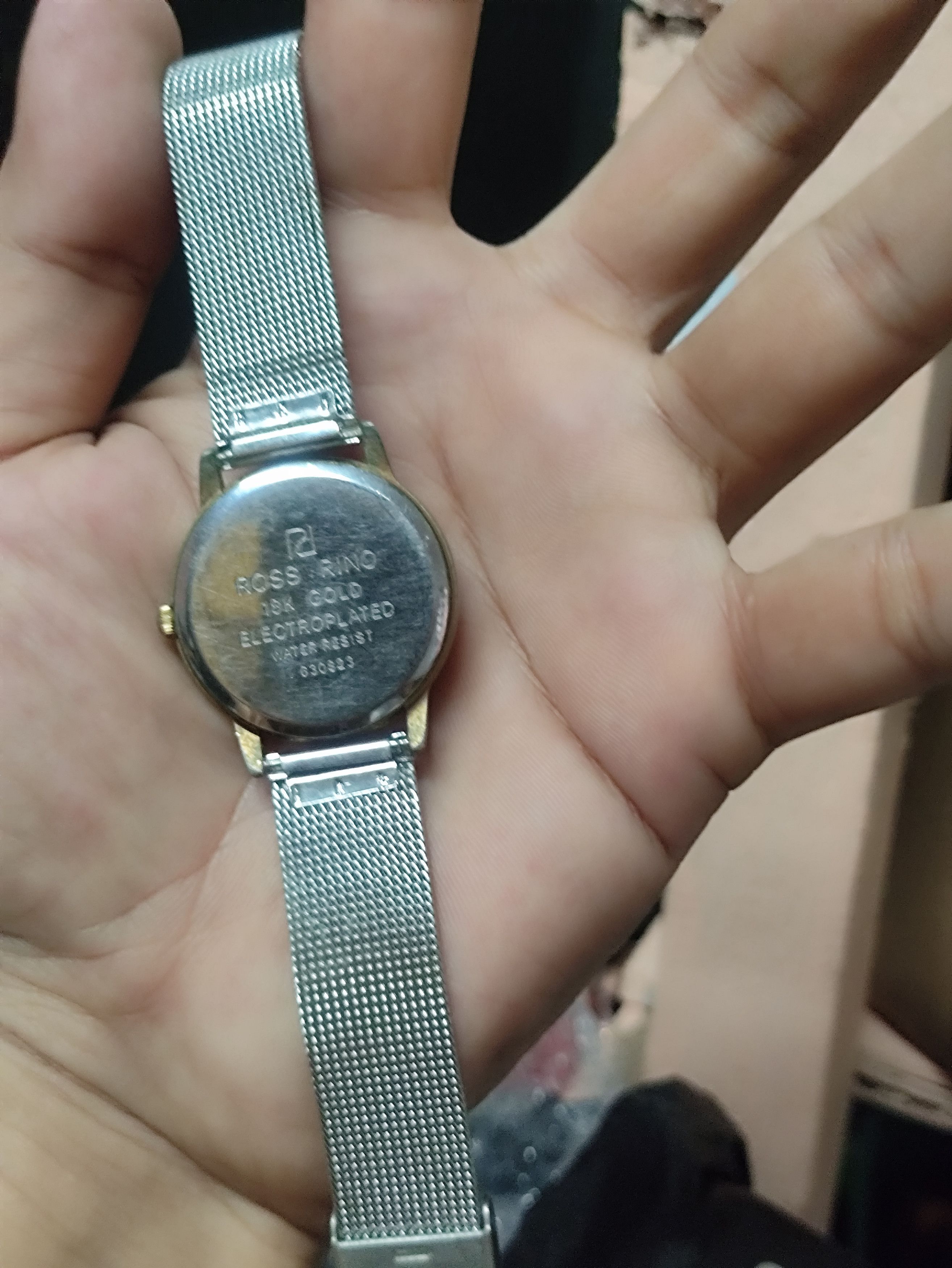 Japanese Brand × Vintage Vintage ROSS RINO 18K GOLD ELECTRO PLATE (JAPAN WATCH) Size ONE SIZE - 11 Thumbnail
