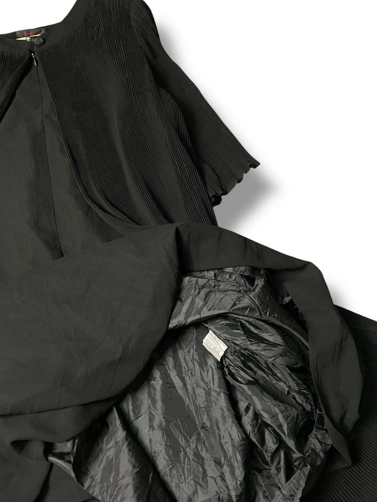 Japanese Brand × Vintage QUEEN STYLE Brand Chiffon Pleated Dress (79) Size M / US 6-8 / IT 42-44 - 5 Thumbnail
