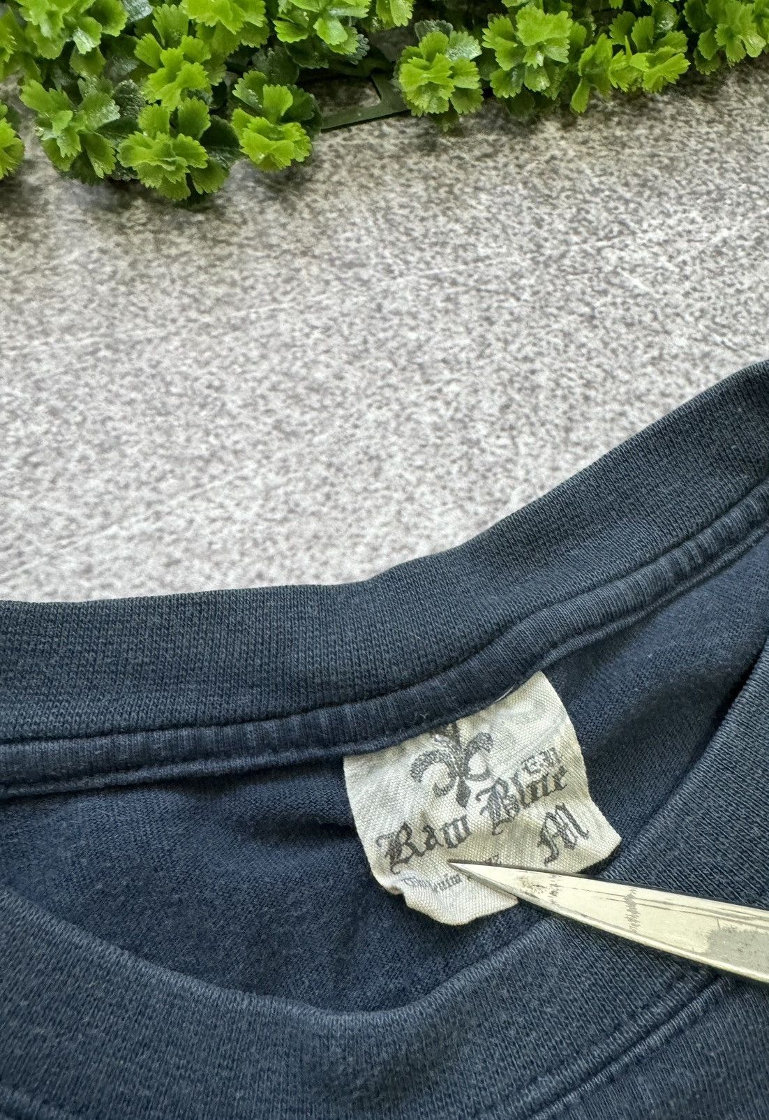 Affliction × Helix × Vintage Vintage Y2K Raw Blue Goth MMA Zipper Graphic T-Shirt Size US M / EU 48-50 / 2 - 3 Thumbnail
