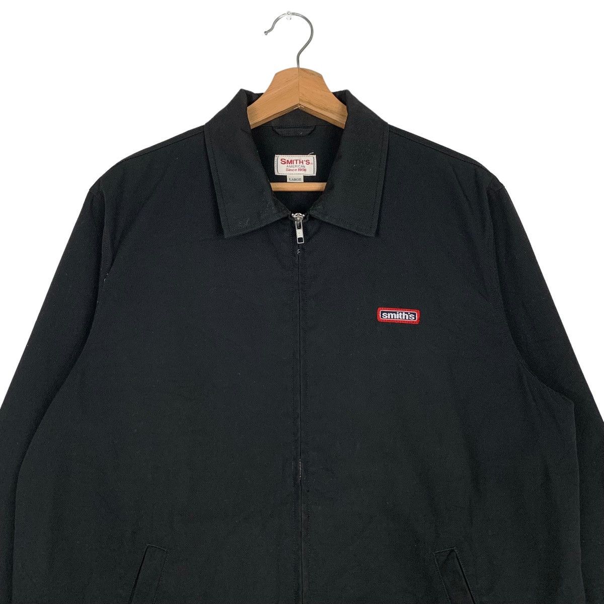 Japanese Brand Smiths American Black Casual Work Jacket #0521-C24 Size US L / EU 52-54 / 3 - 2 Thumbnail