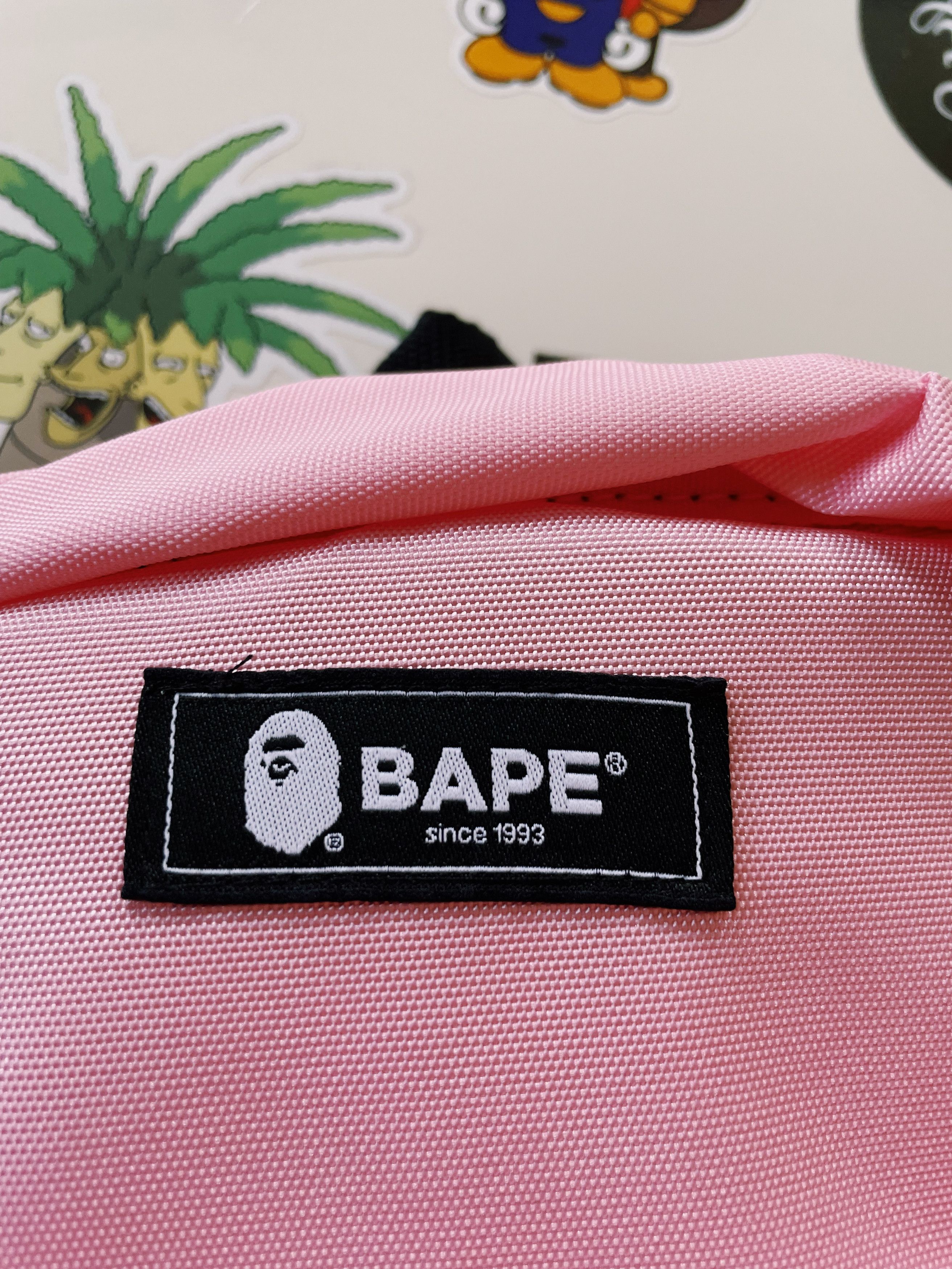Bape Bape A Bathing Ape Baby Milo Backpack Bag Pink Size ONE SIZE - 4 Thumbnail