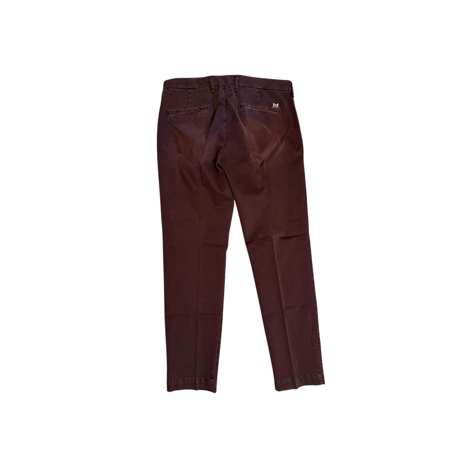 Other Entre Amis NEW Burgundy Twill Distressed Chino Pants 34x29 Size US 34 / EU 50 - 4 Thumbnail