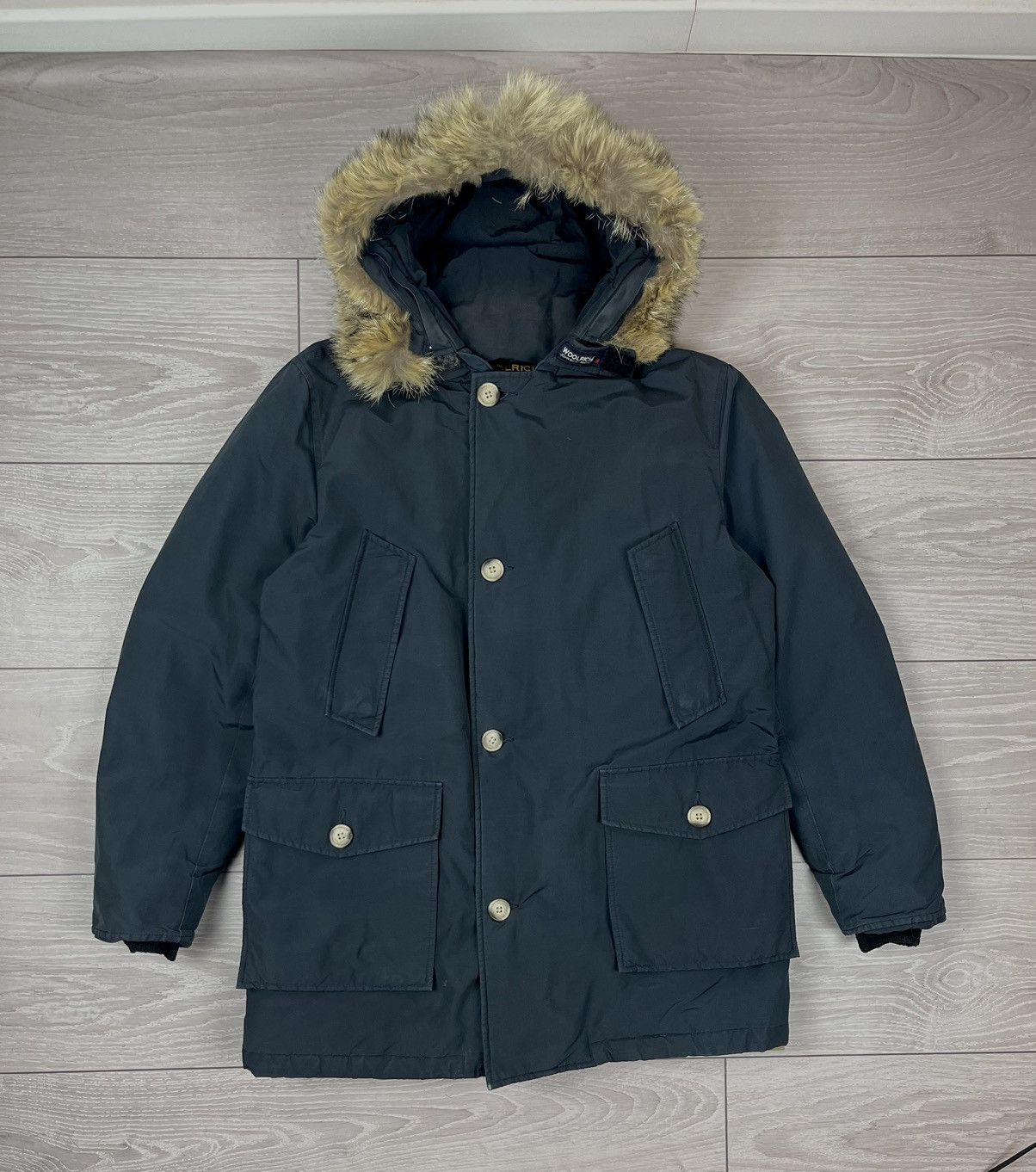 Woolrich Woolen Mills Woolrich Arctic Down Puffer Fur Fuzzy Parka Jacket Size US L / EU 52-54 / 3 - 1 Thumbnail